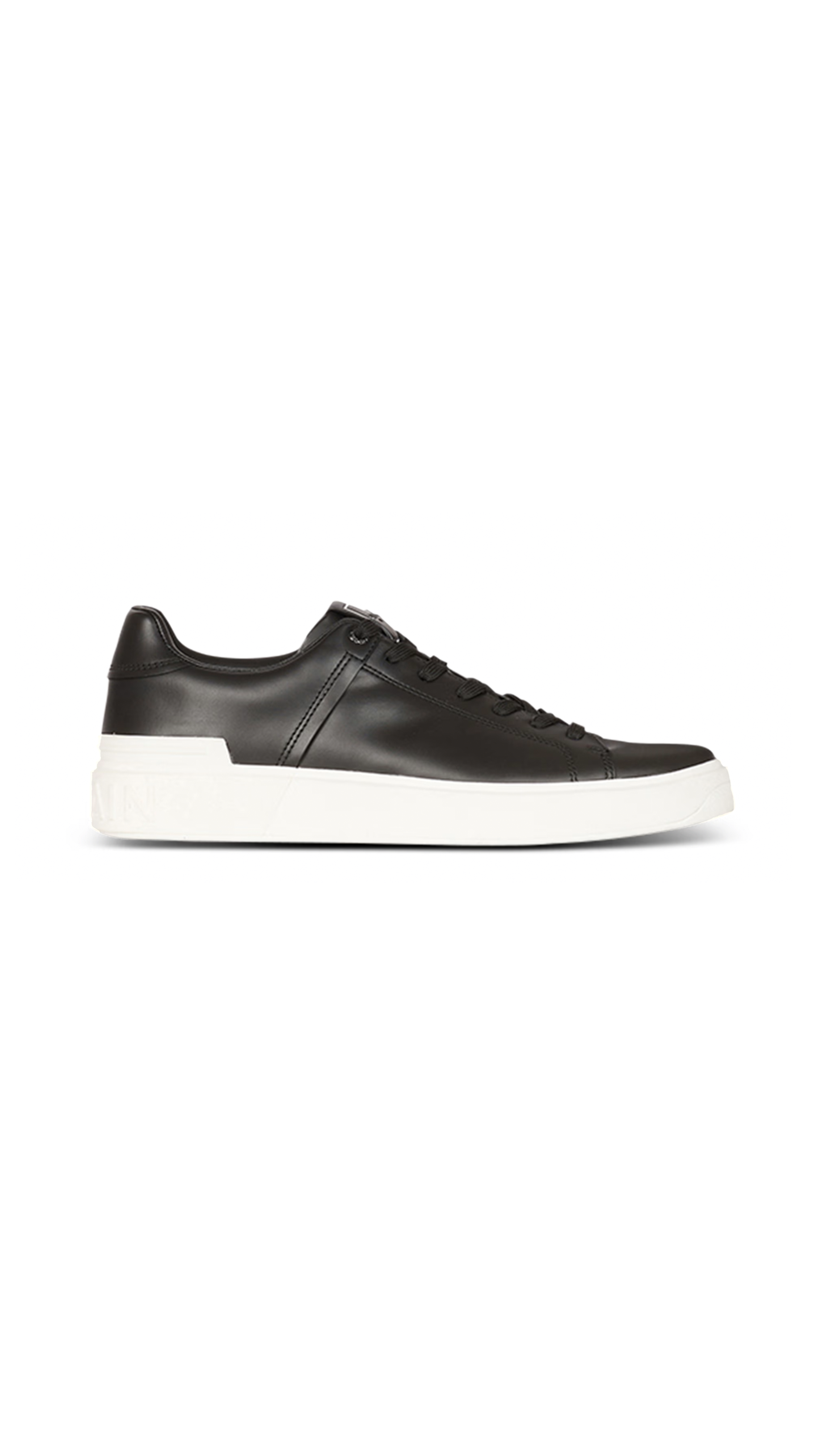 B-Court Leather Trainers - Black/White