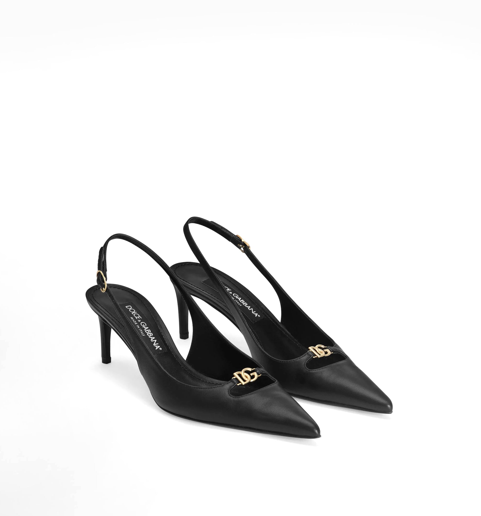 Lollo Silk Nappa Leather Slingback