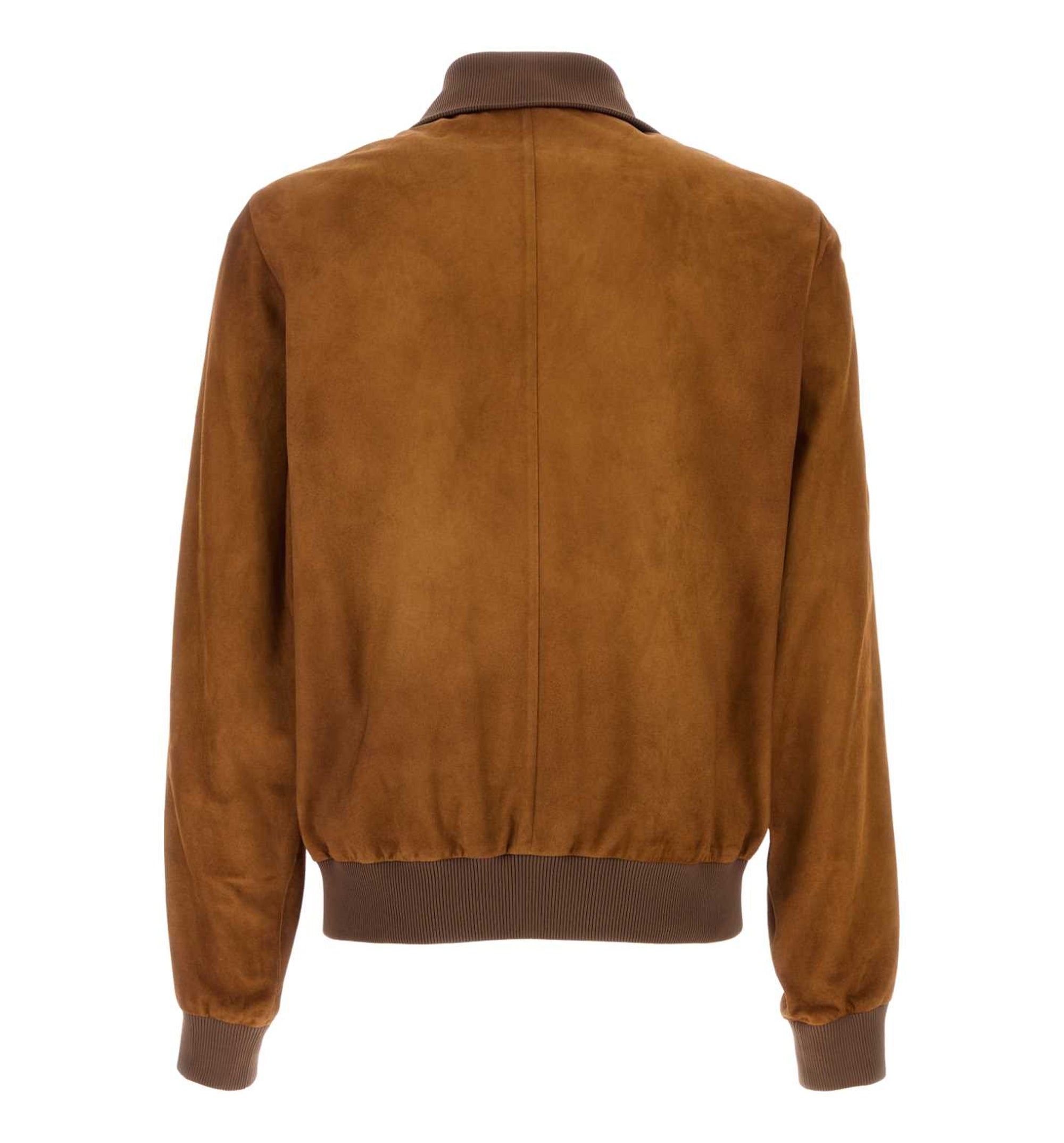 Suede Blouson Jacket