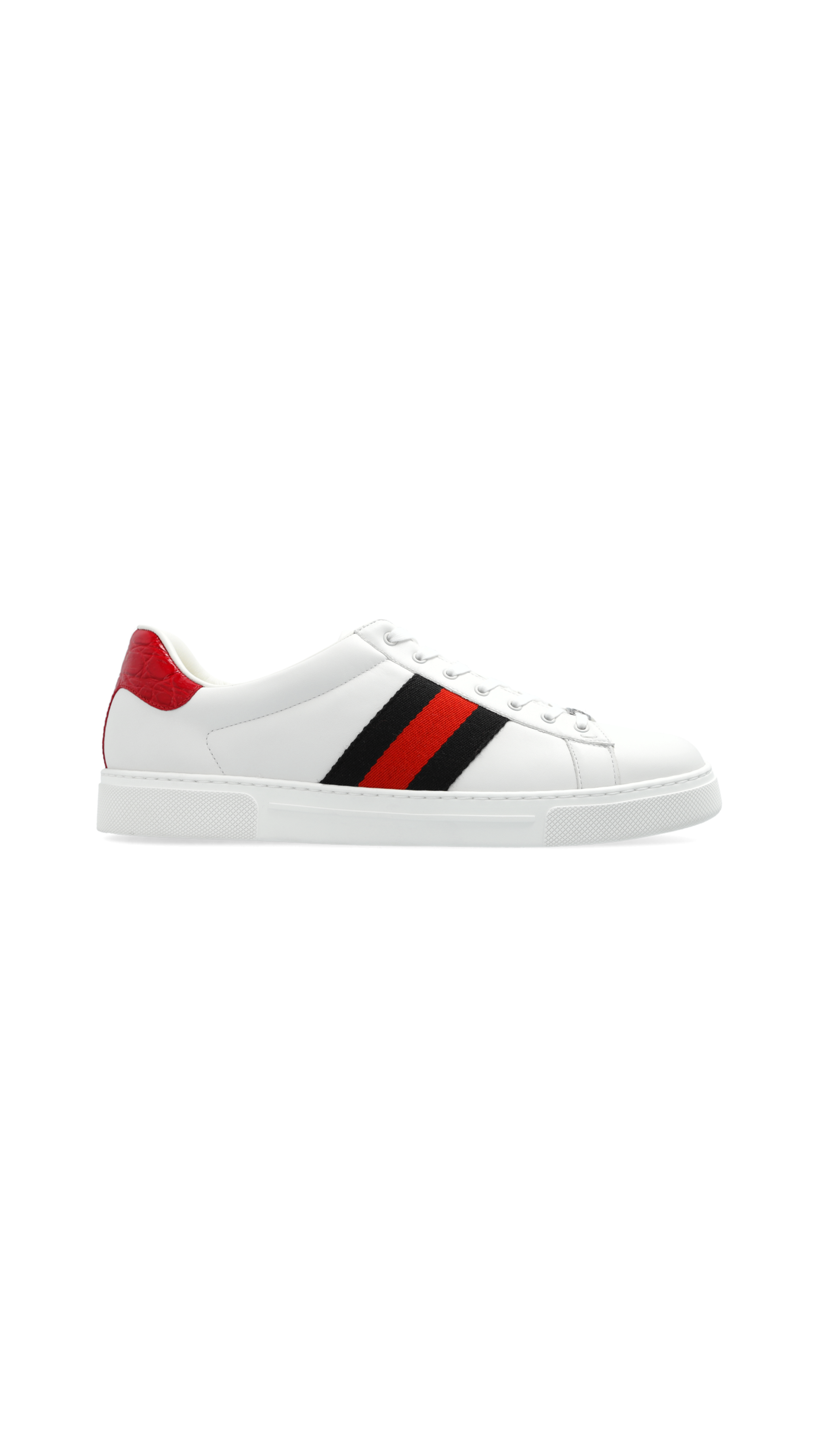 Ace Sneaker with Web - White/Red