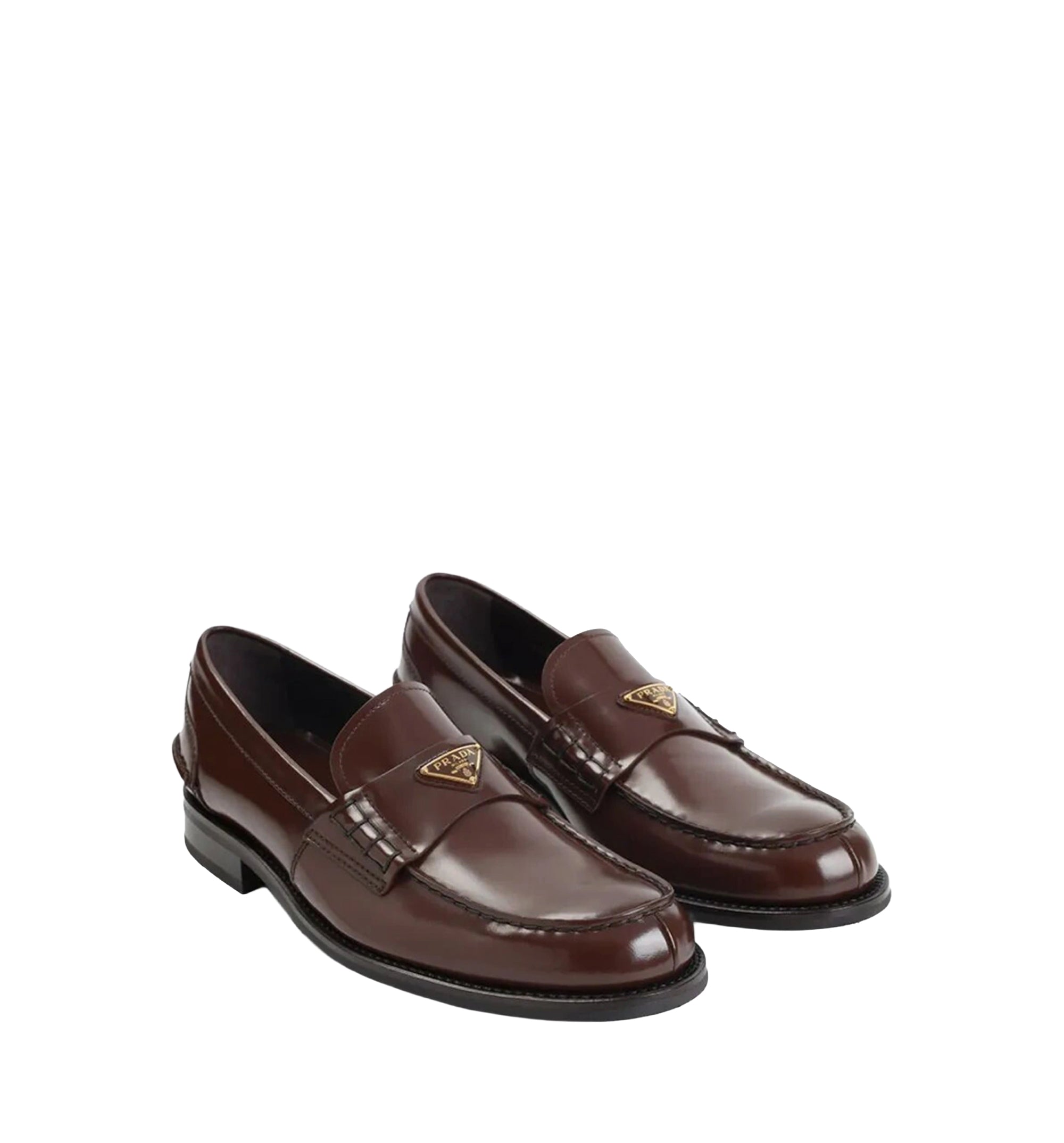 Brushed Leather Loafers