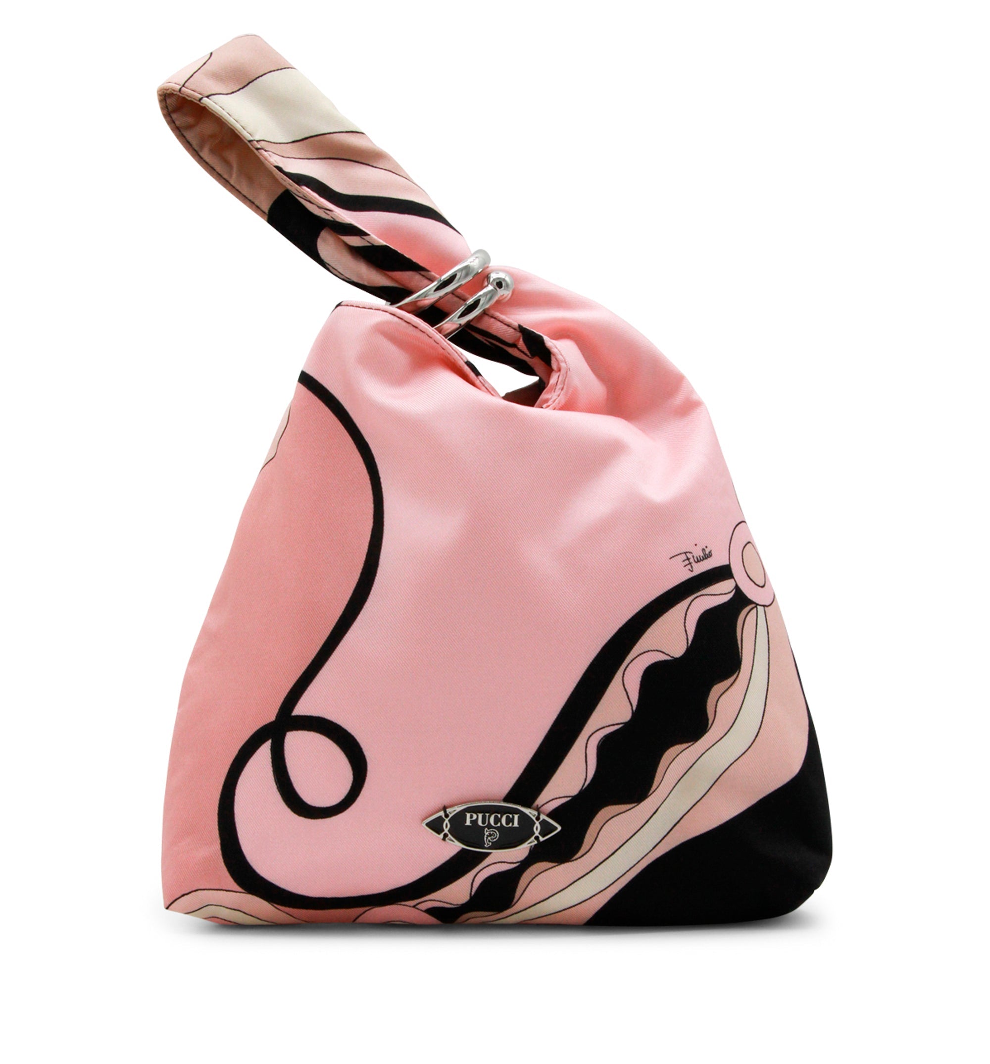 Orchidee Print Emilio Silk Bag