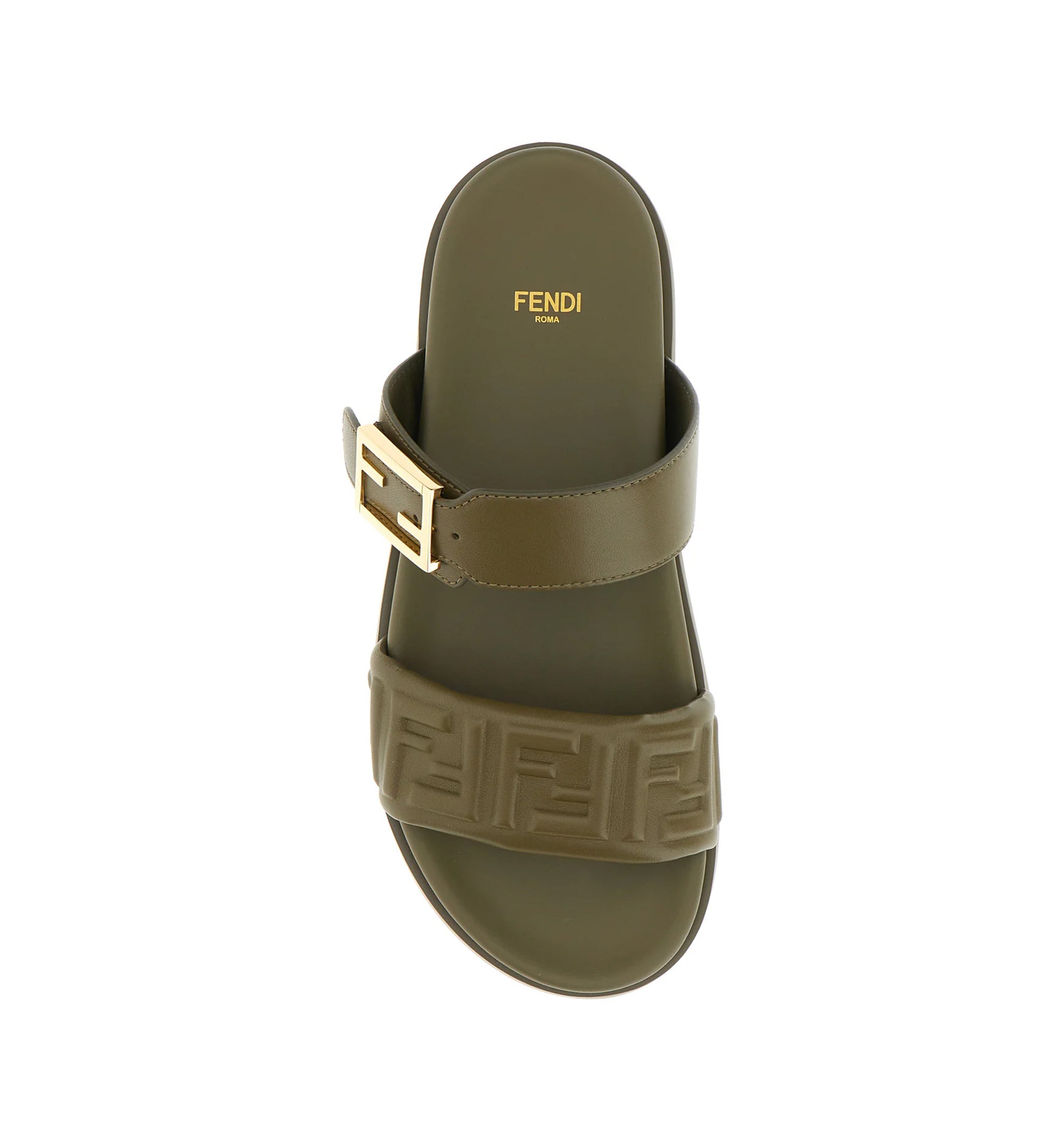 Fendi Feel Leather Sandals