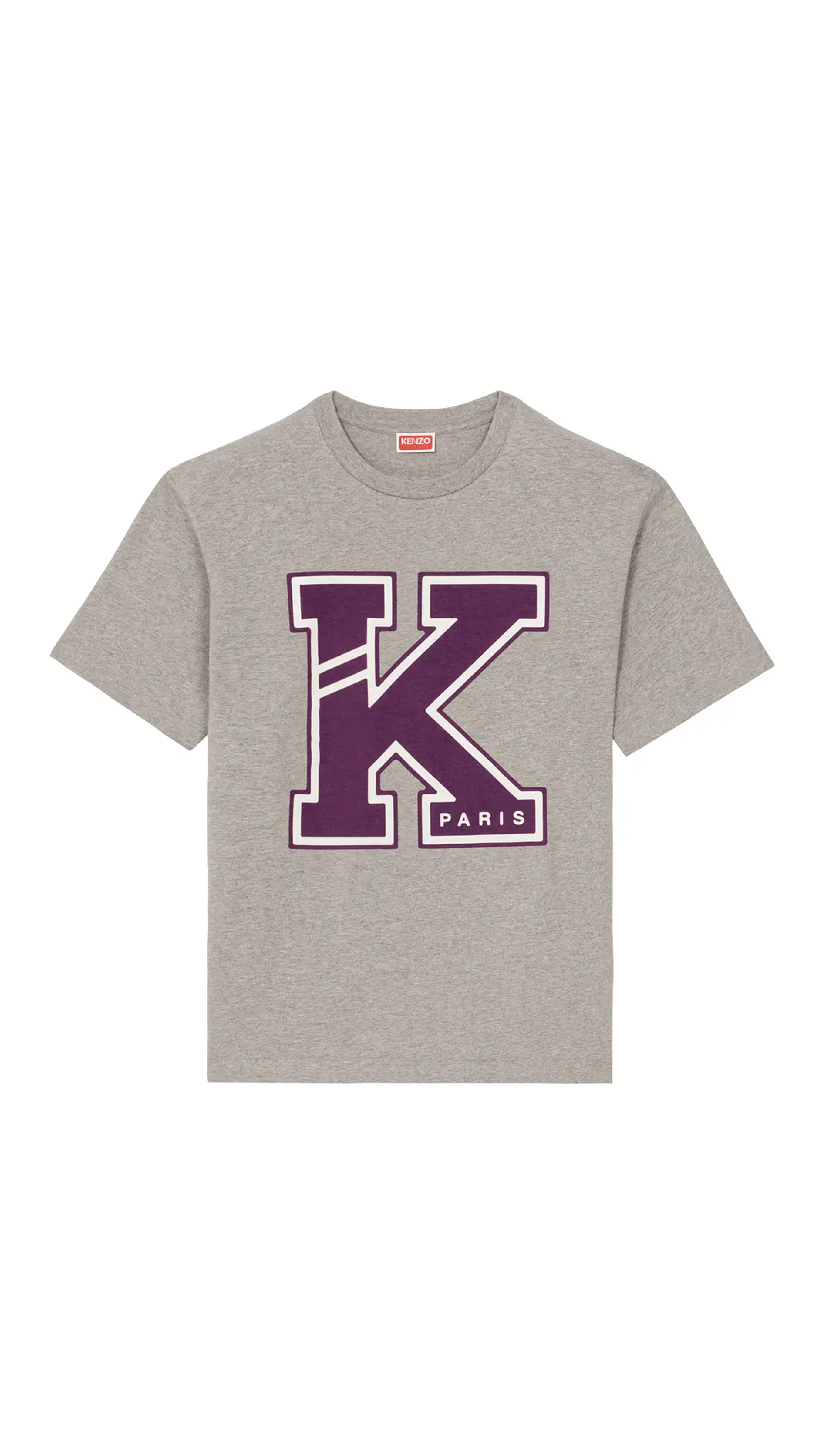 'Varsity' T-shirt - Pearl Grey