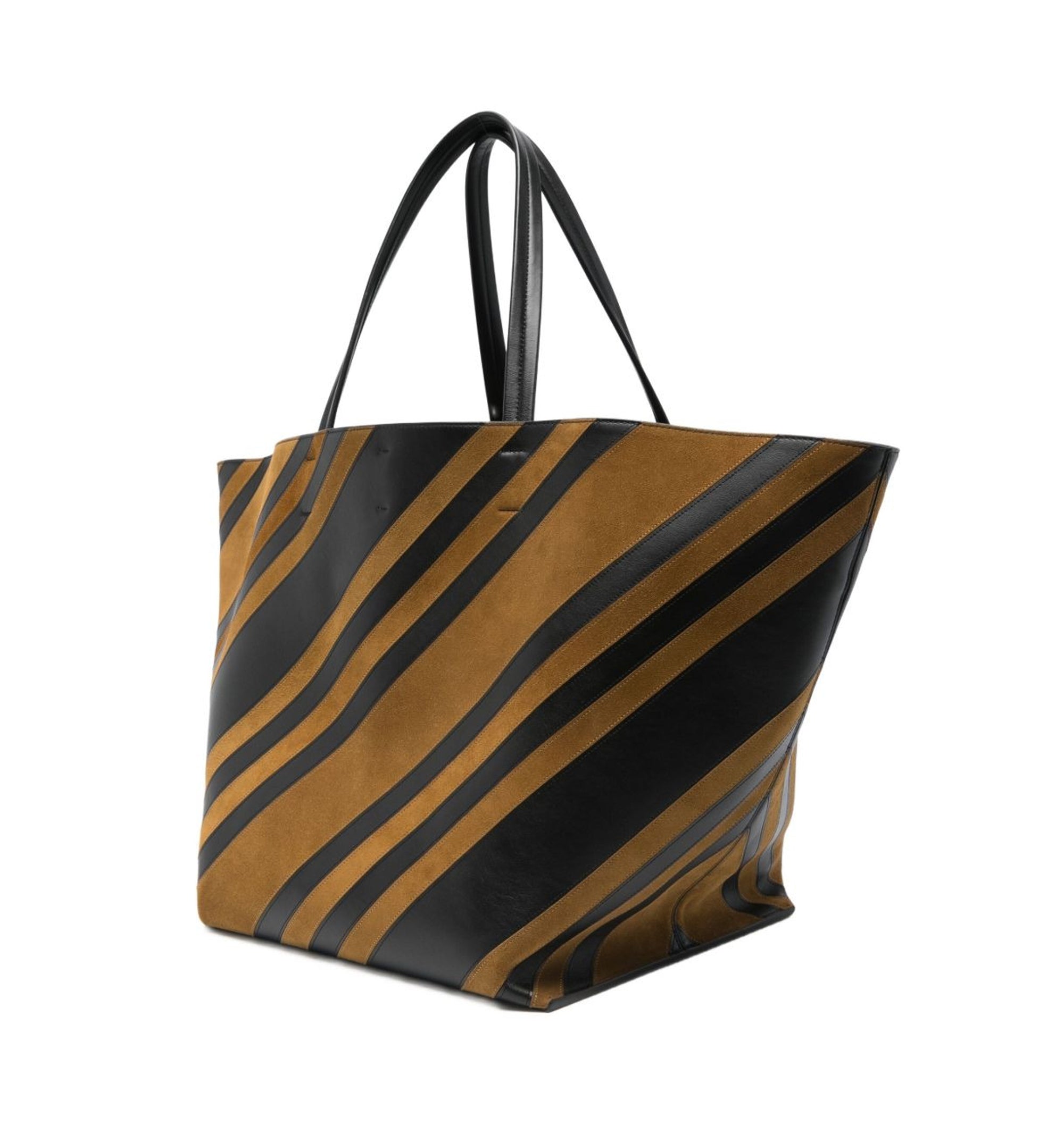 Basket Leather Tote Bag