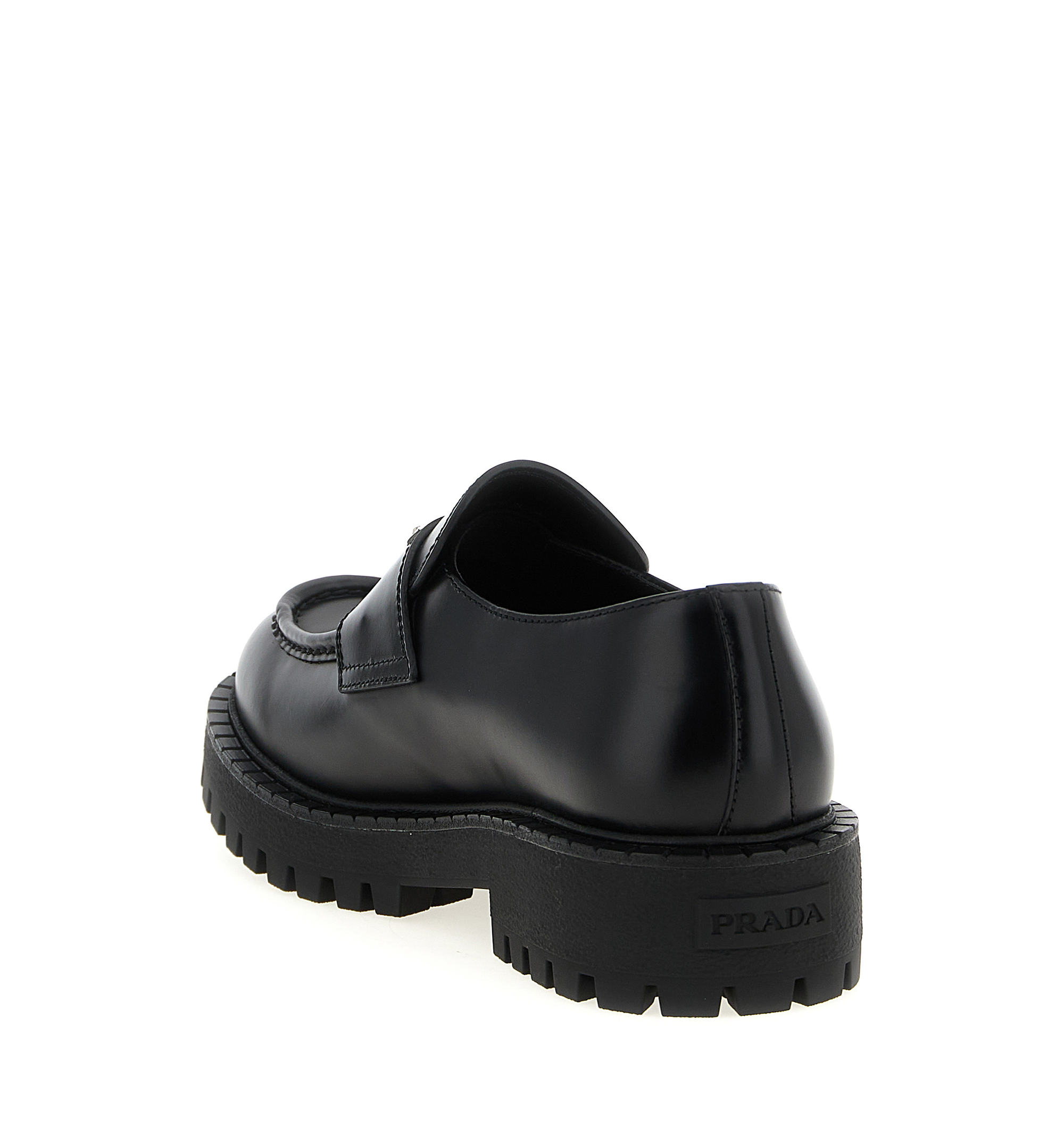 Brushed Leather Loafers