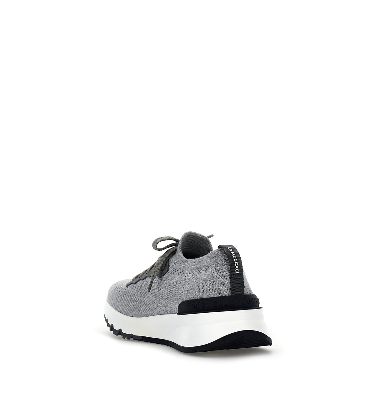 Cotton Knit And Semi-Polished Calfskin Runners