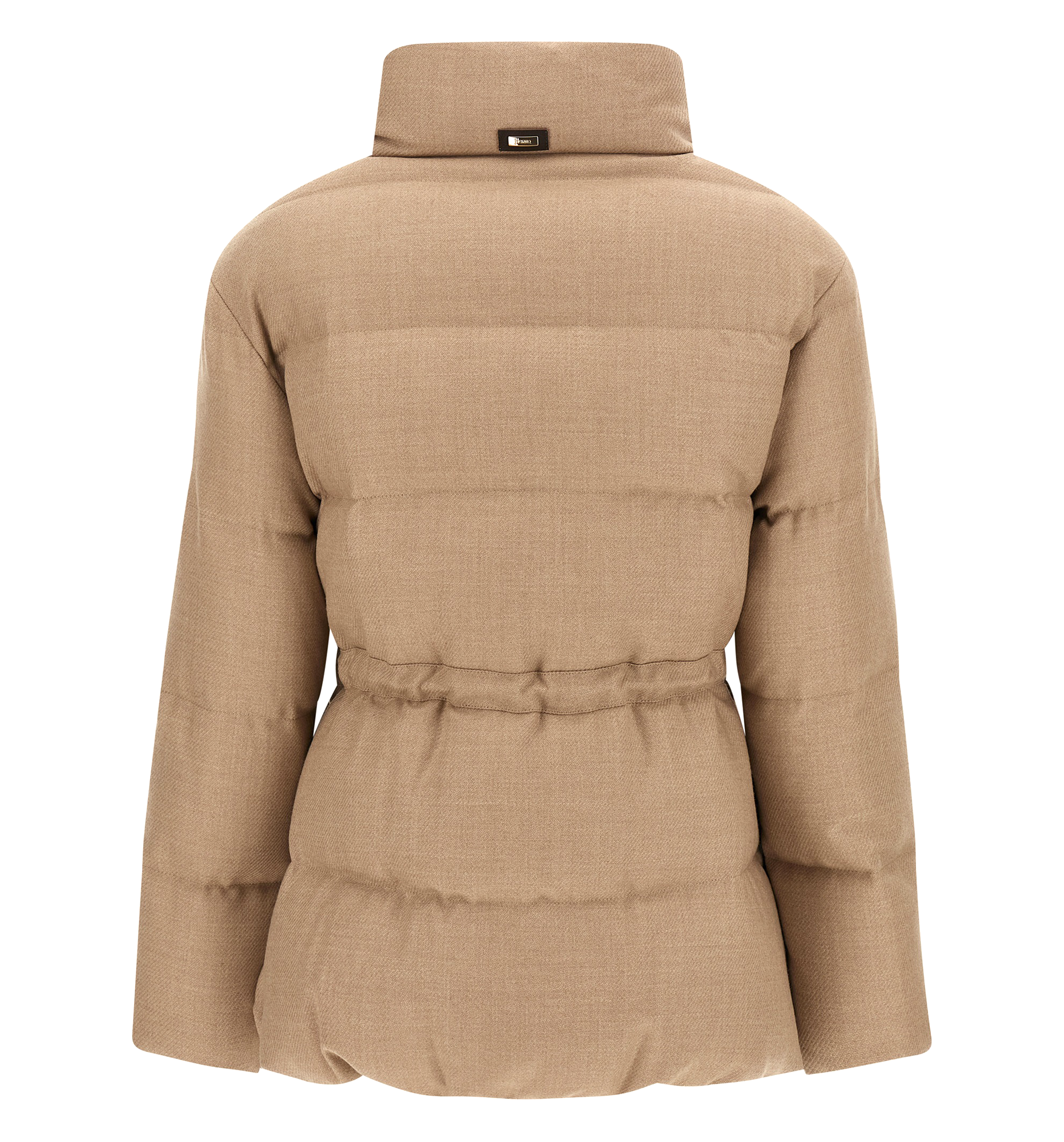Wool and silk down jacket