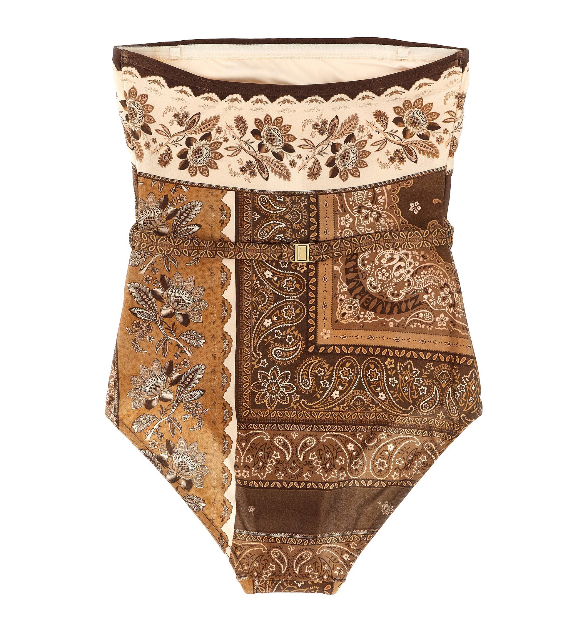 Lucky Bandeau One-Piece Swimsuit