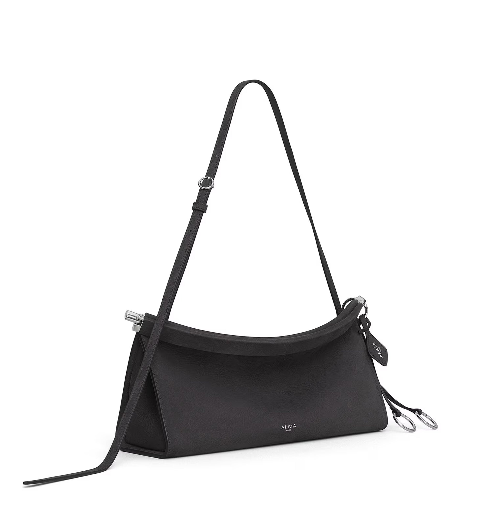 Le Click East West Medium Bag In Nubuck