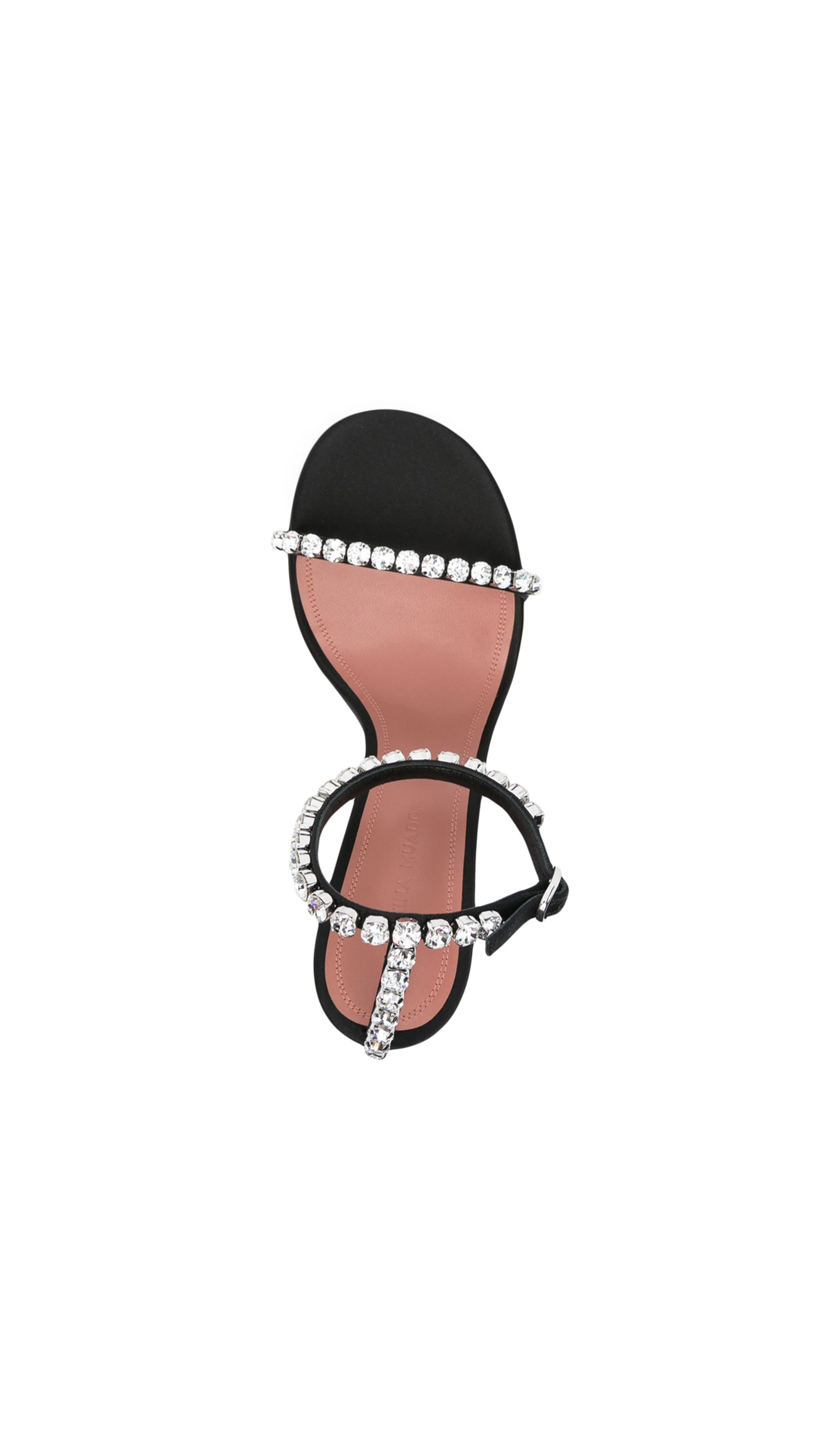 Gigi Satin Sandal - Black