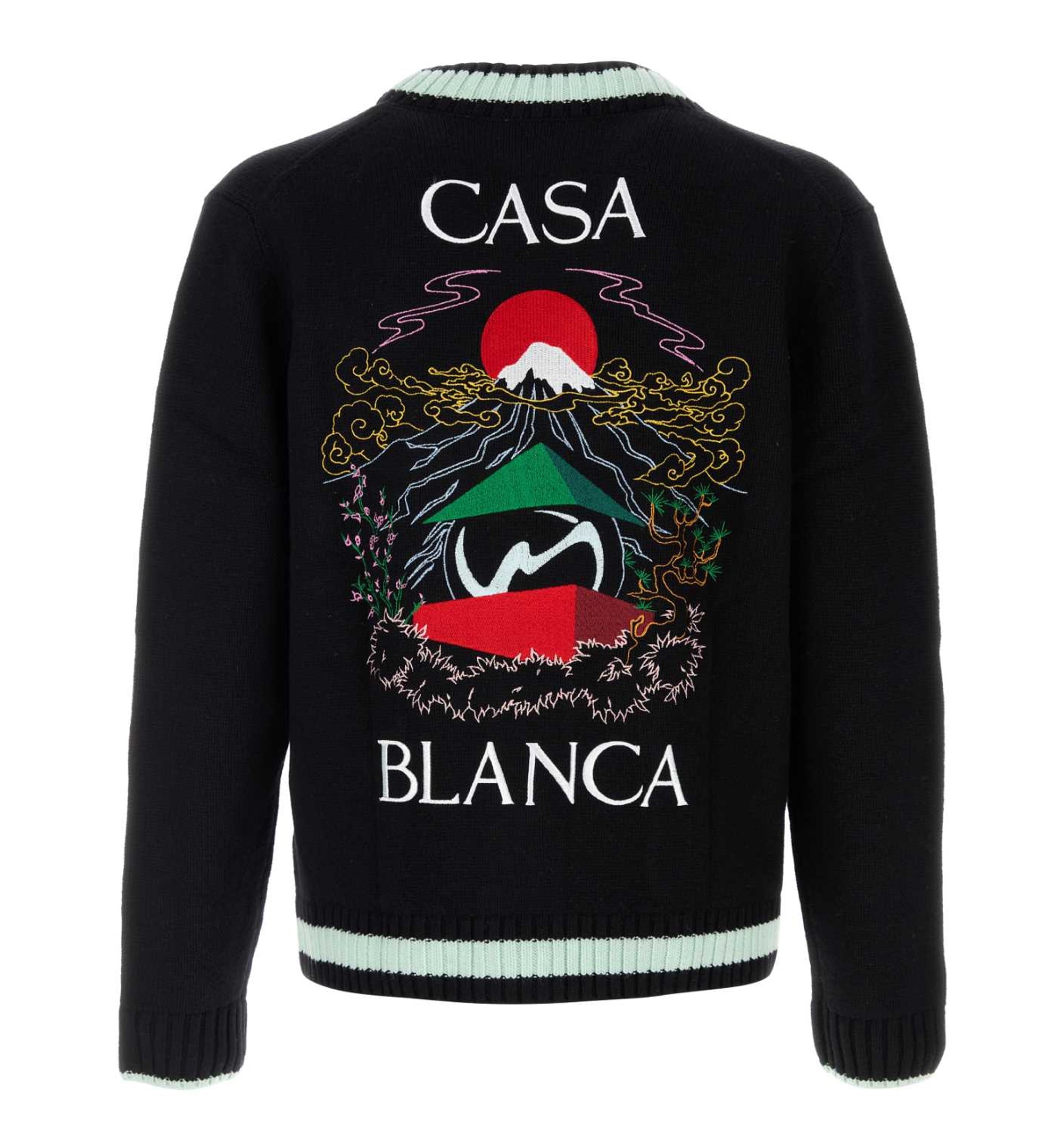 Casa Mountain Temple Wool Cardigan