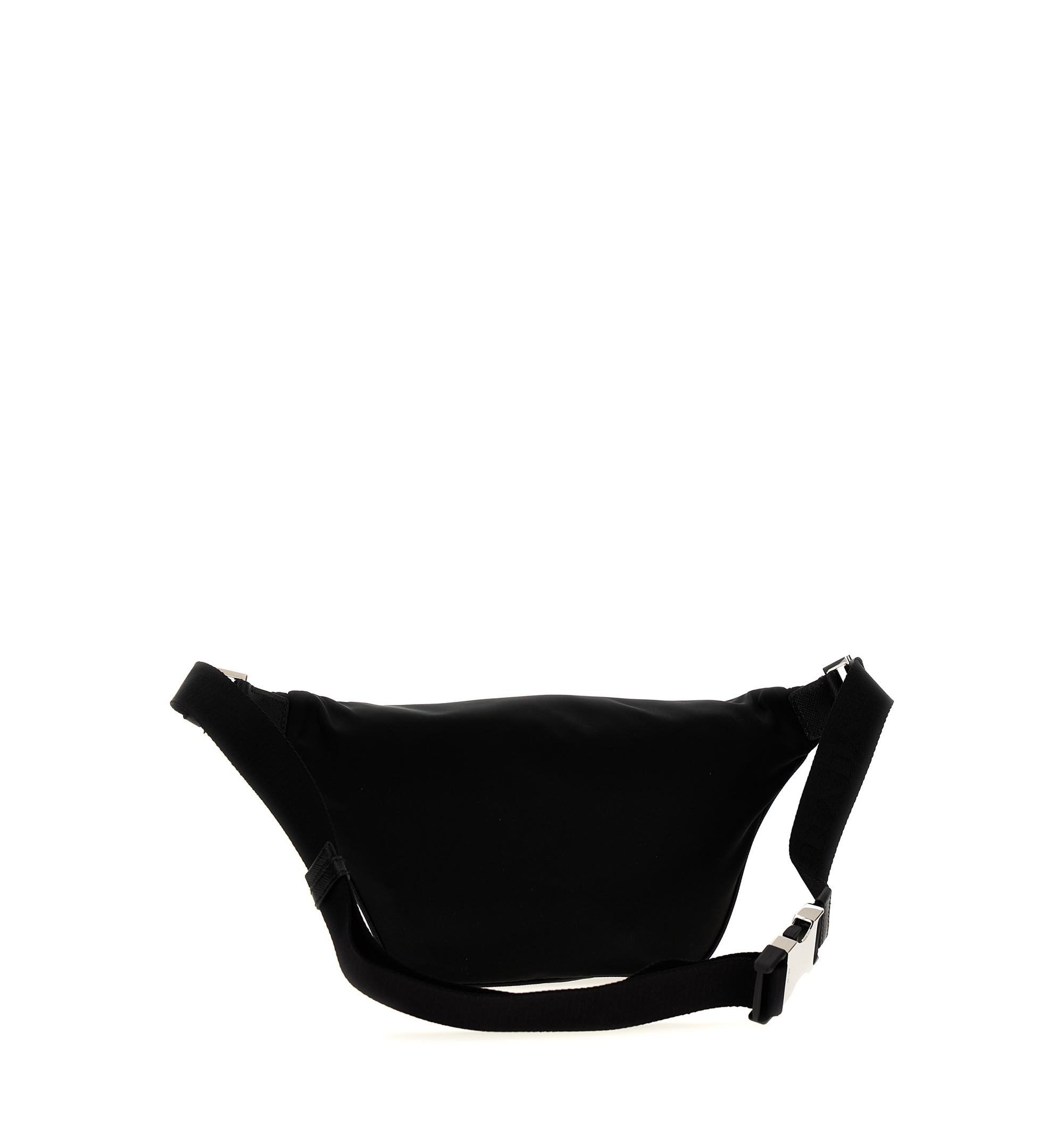 Re-Nylon and Saffiano Leather Belt Bag
