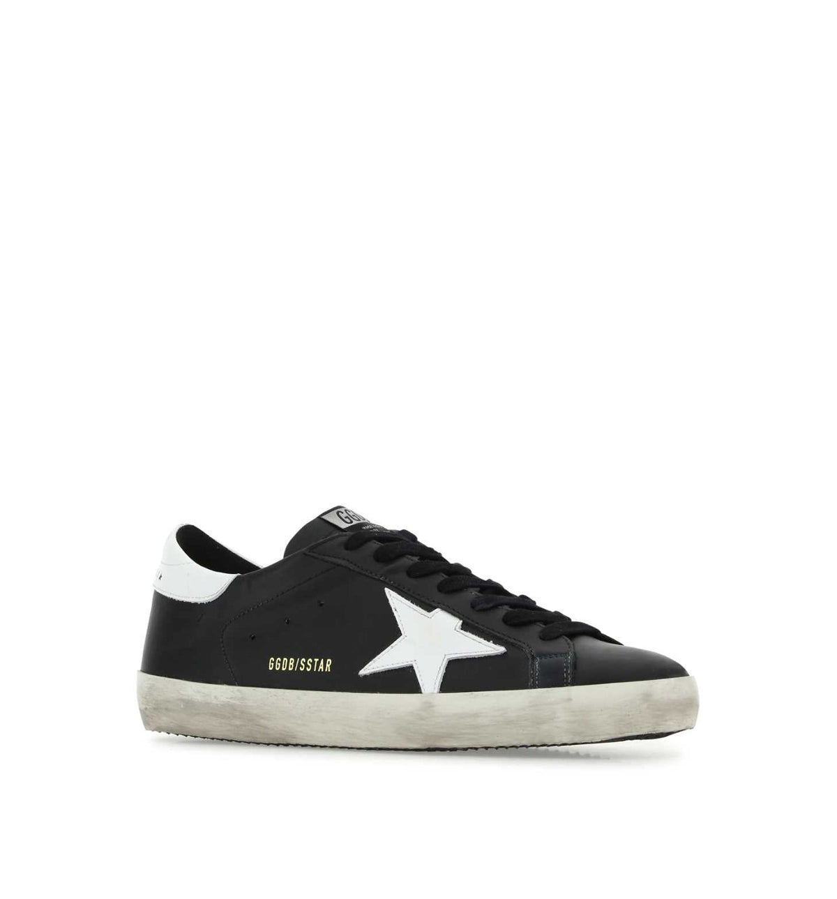 Super-Star Black Leather Sneakers