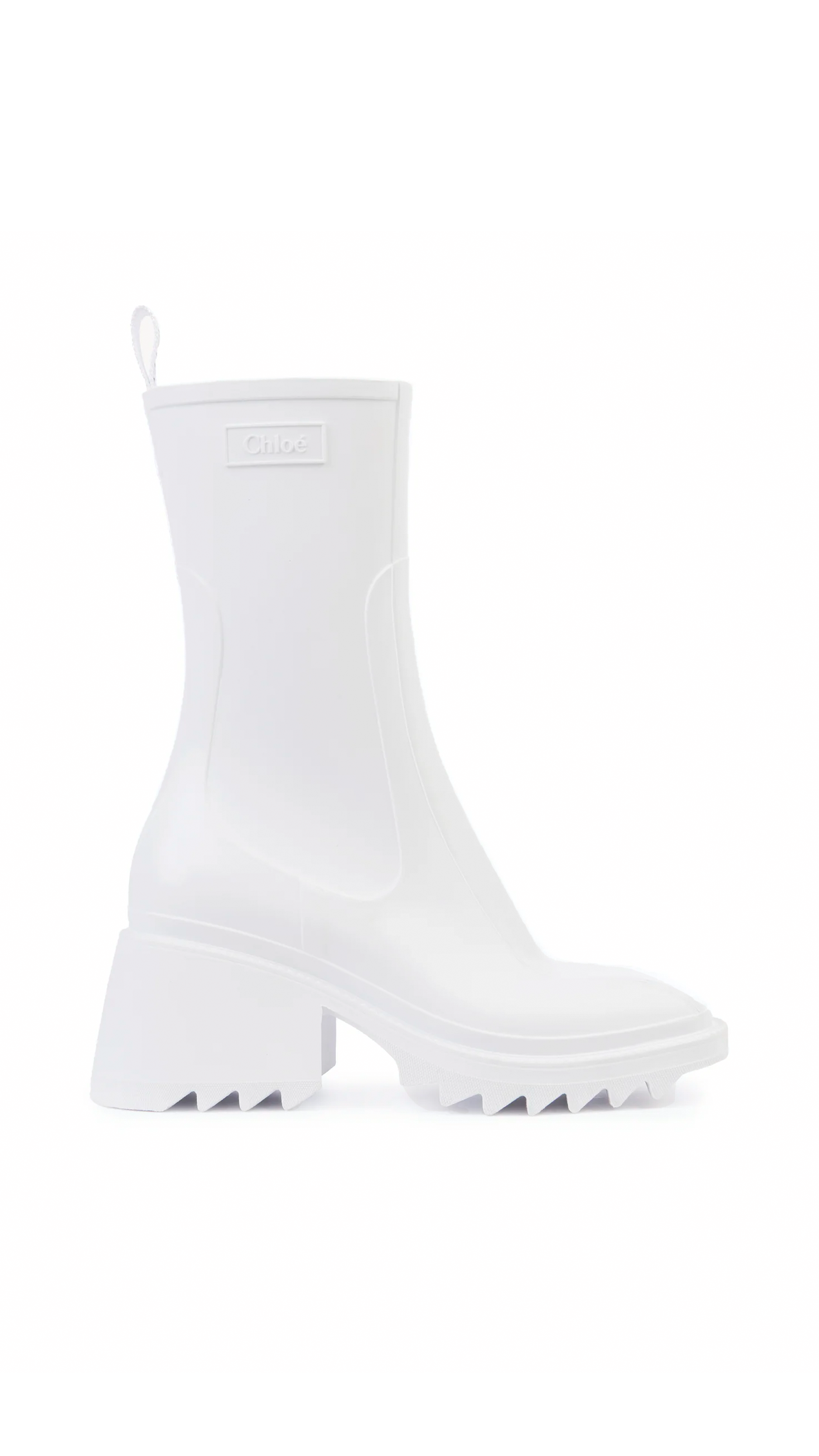 Betty Rain Boot - White