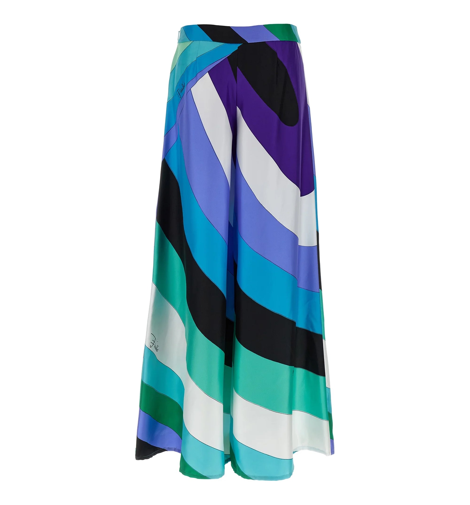 Maddalena Print Silk Pants