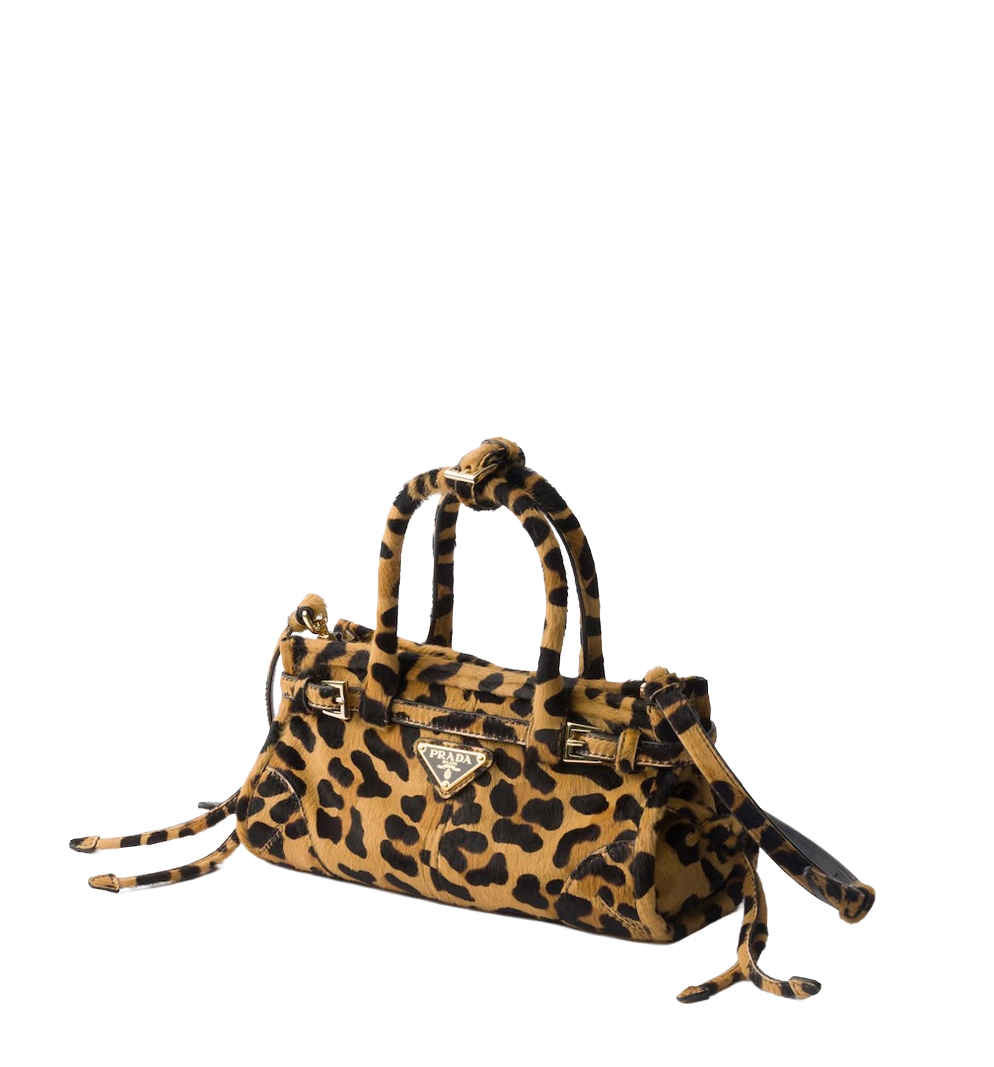 Prada Bonnie Mini Printed Leather Handbag