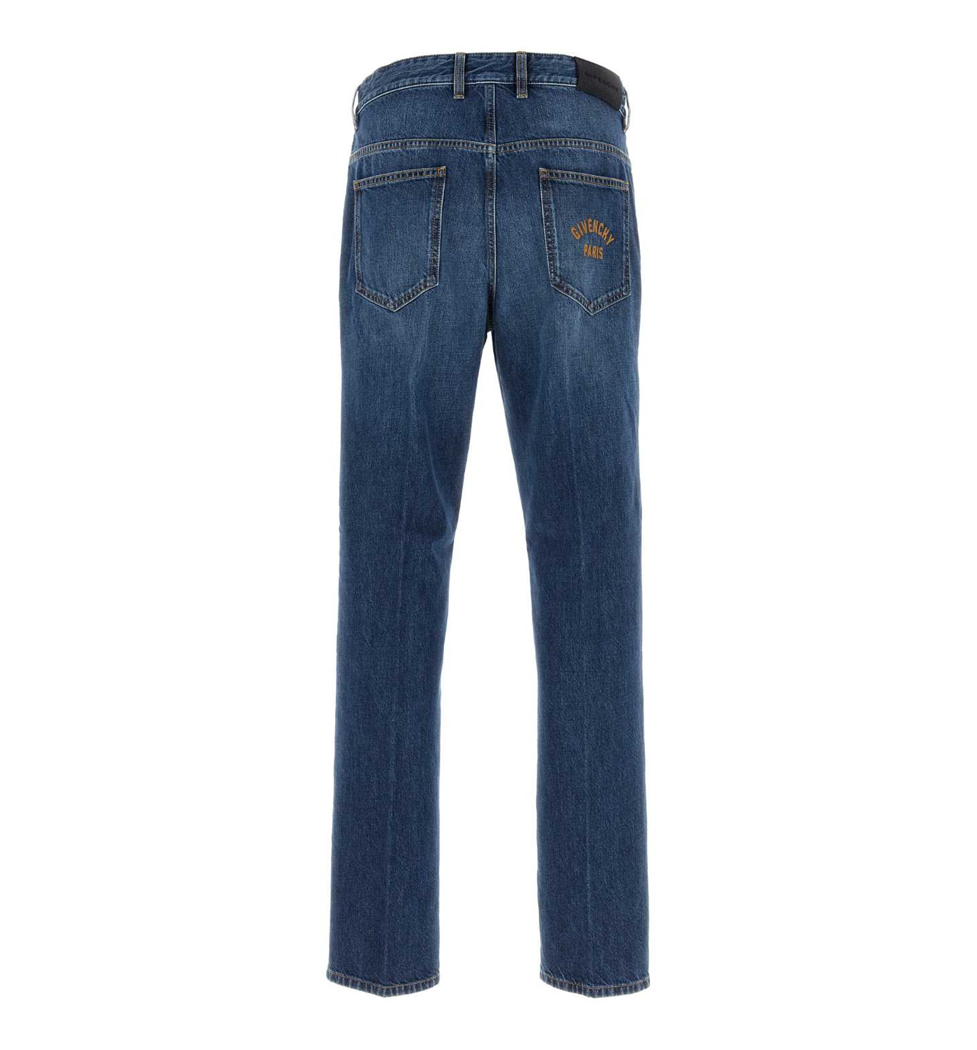 Washed Straight Leg Jeans