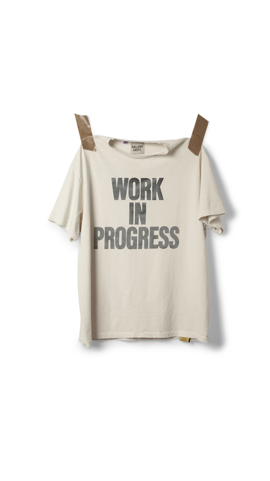 Work in Progress T-shirt - Ivory