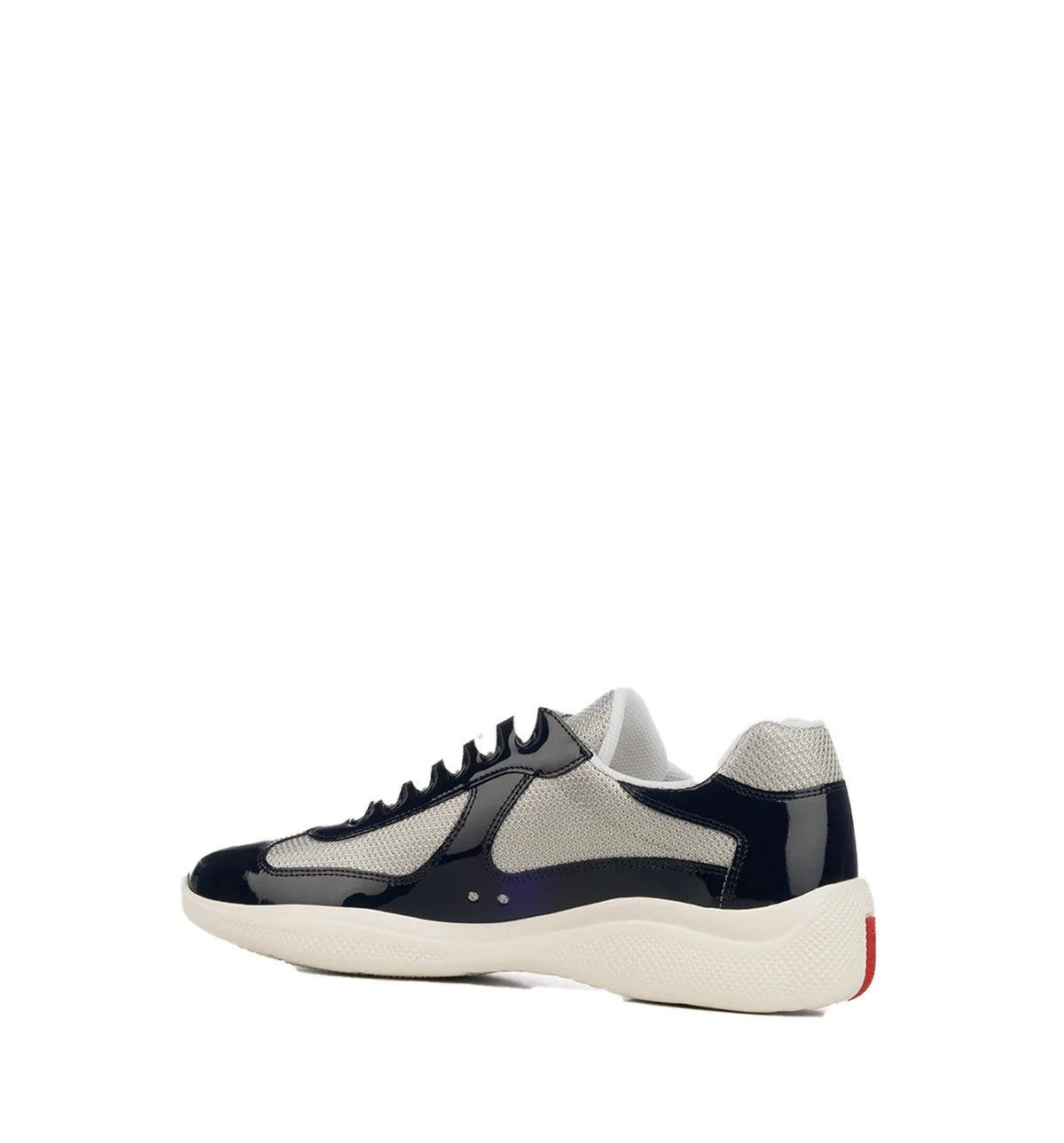Patent Leather and Technical Fabric Prada America's Cup Sneakers