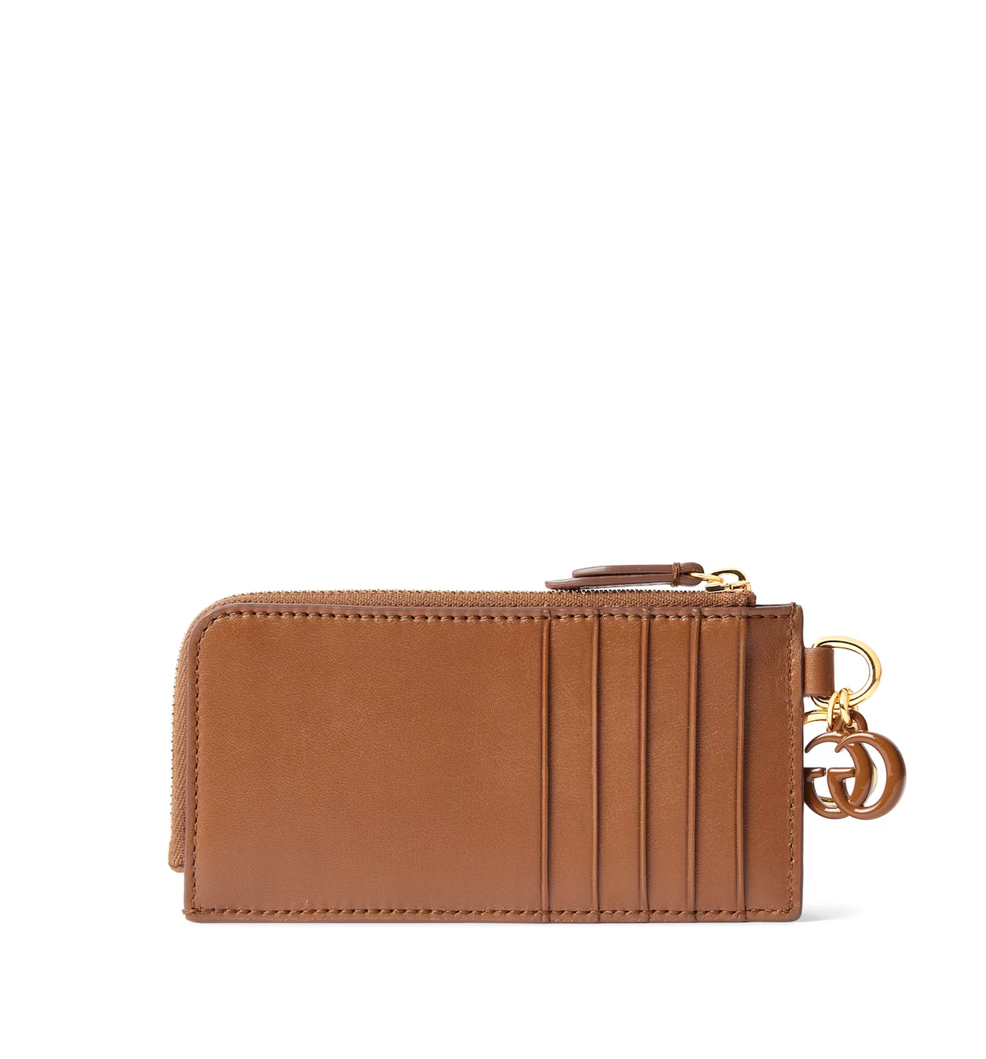 Card Case With Double G Charm