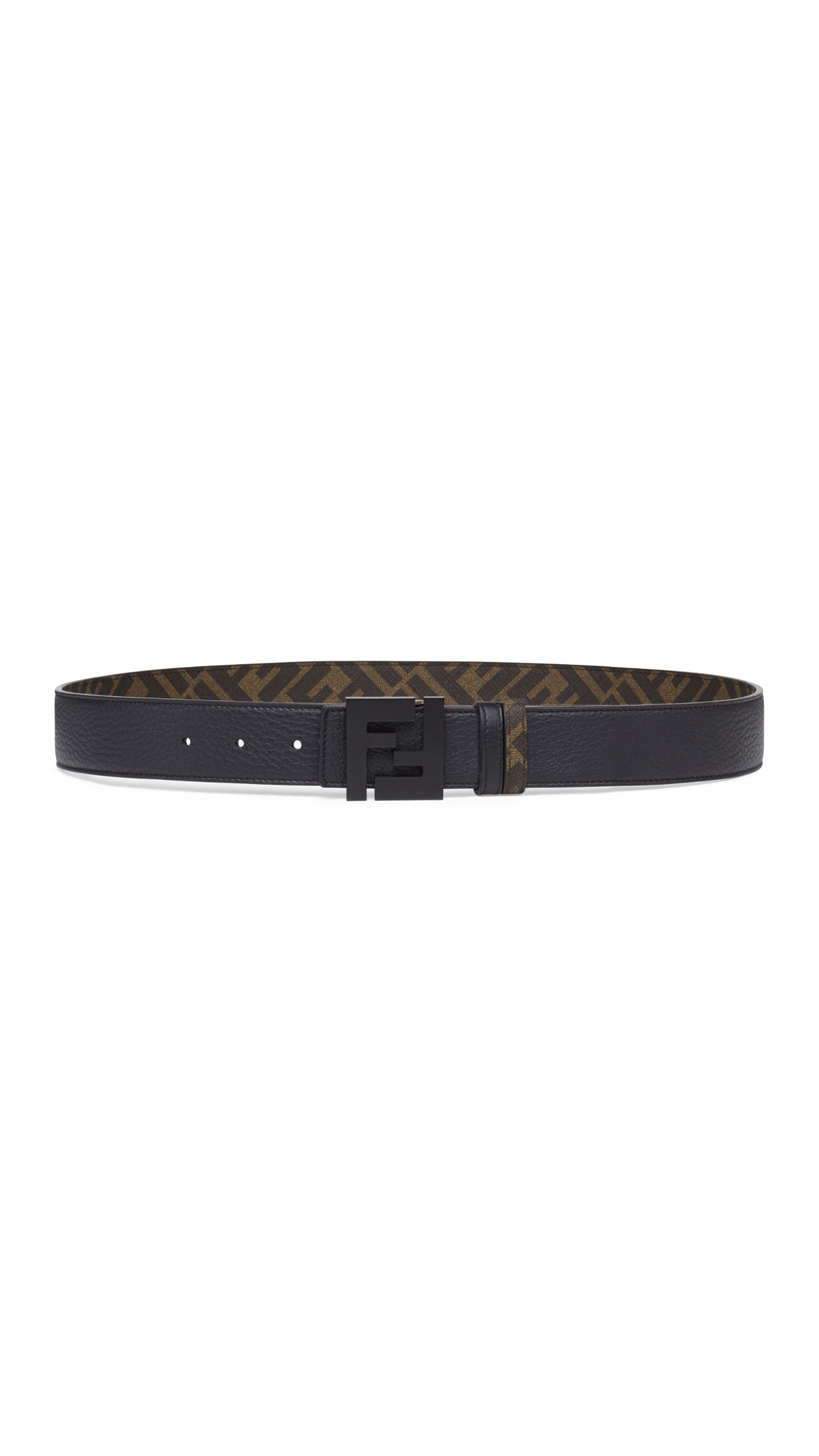 FF Reversible Leather Belt - Brown/Black