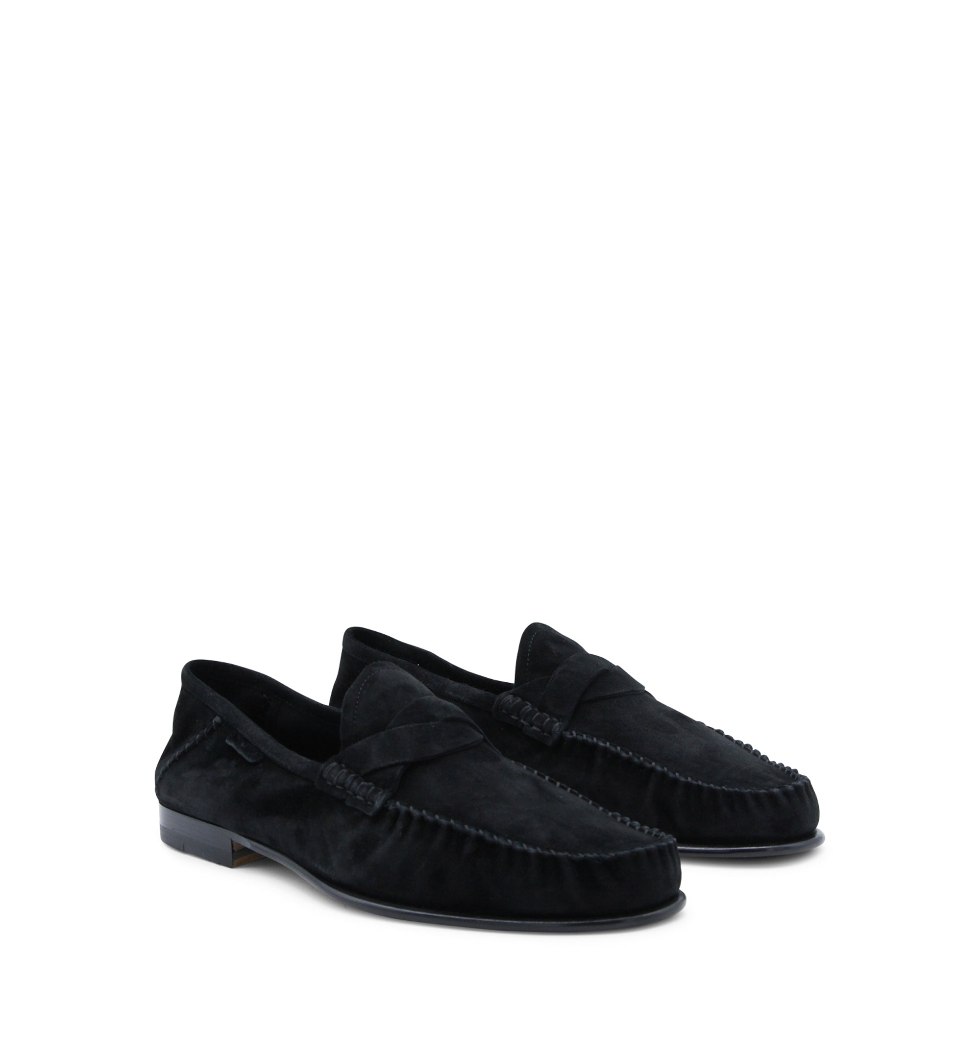 Suede Twisted Band Ripley Loafer