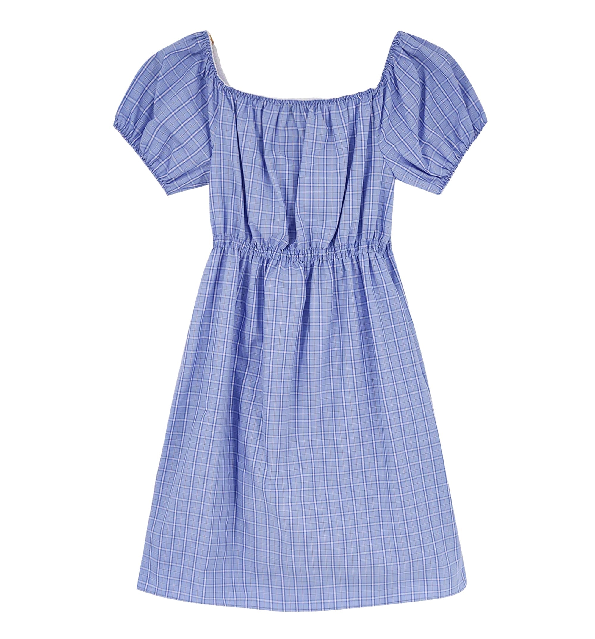 Madras Cotton Mini Dress