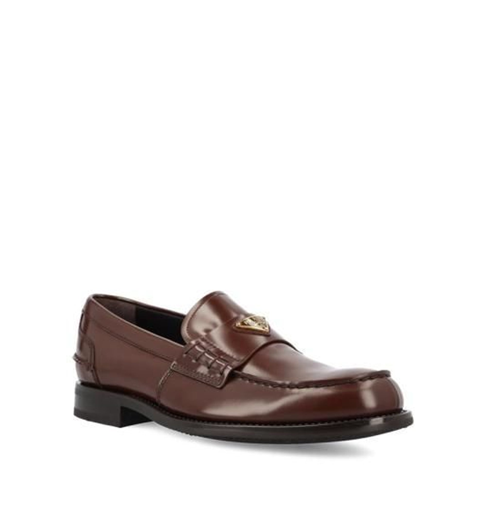 Brushed Leather Loafers