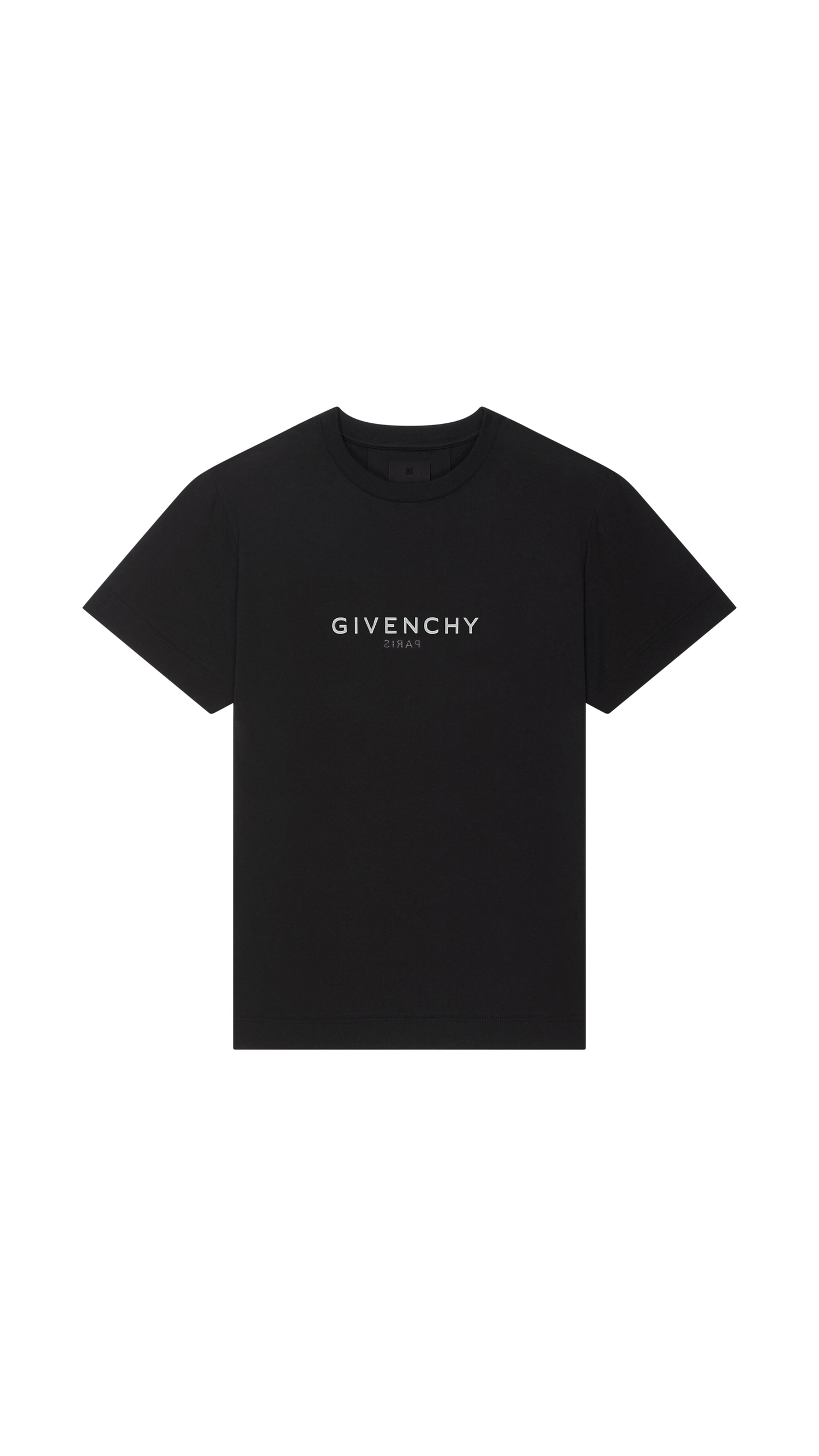 Reverse Slim Fit T-Shirt - Black