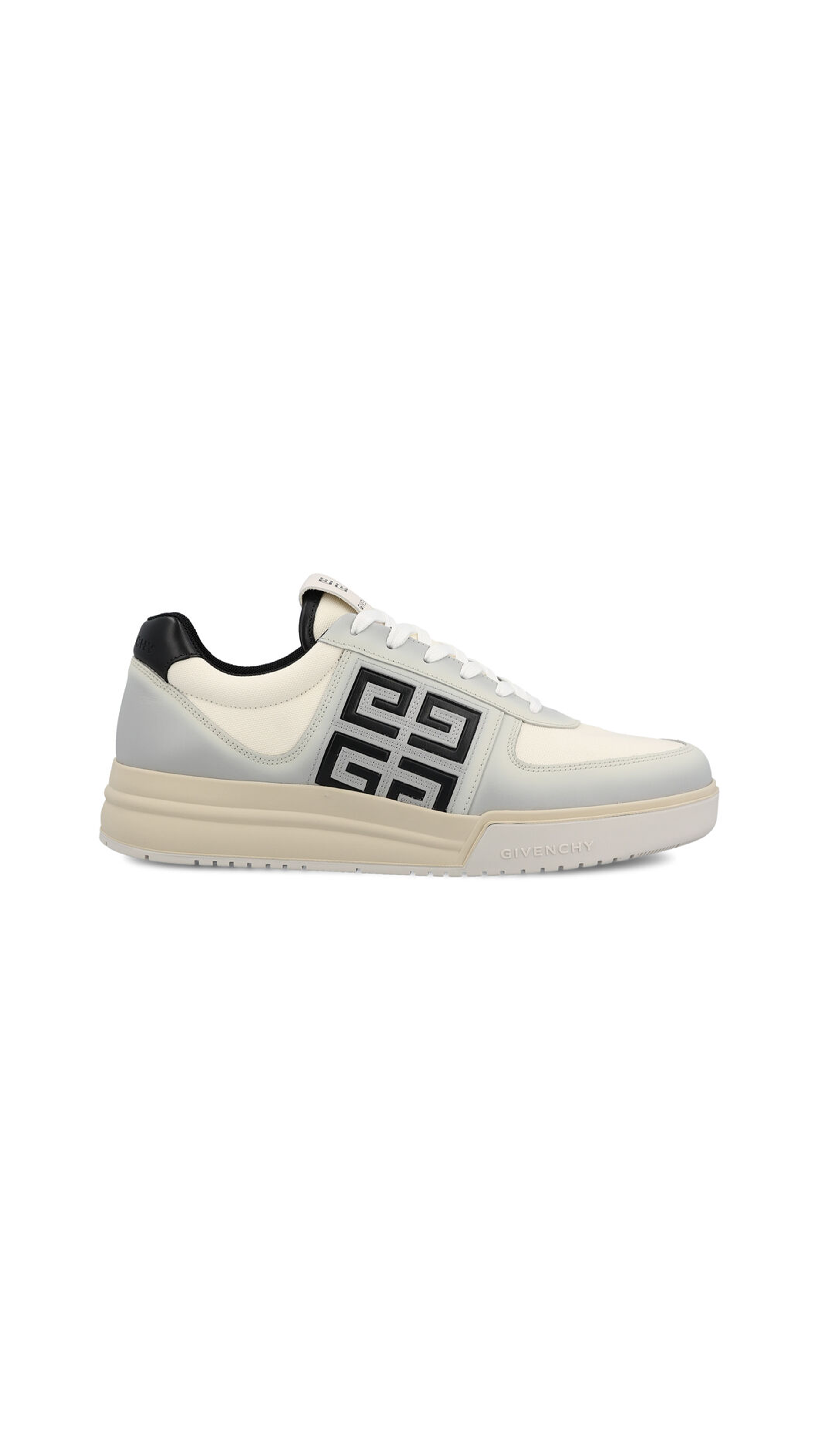 G4 Leather Sneakers - White/Grey/Black