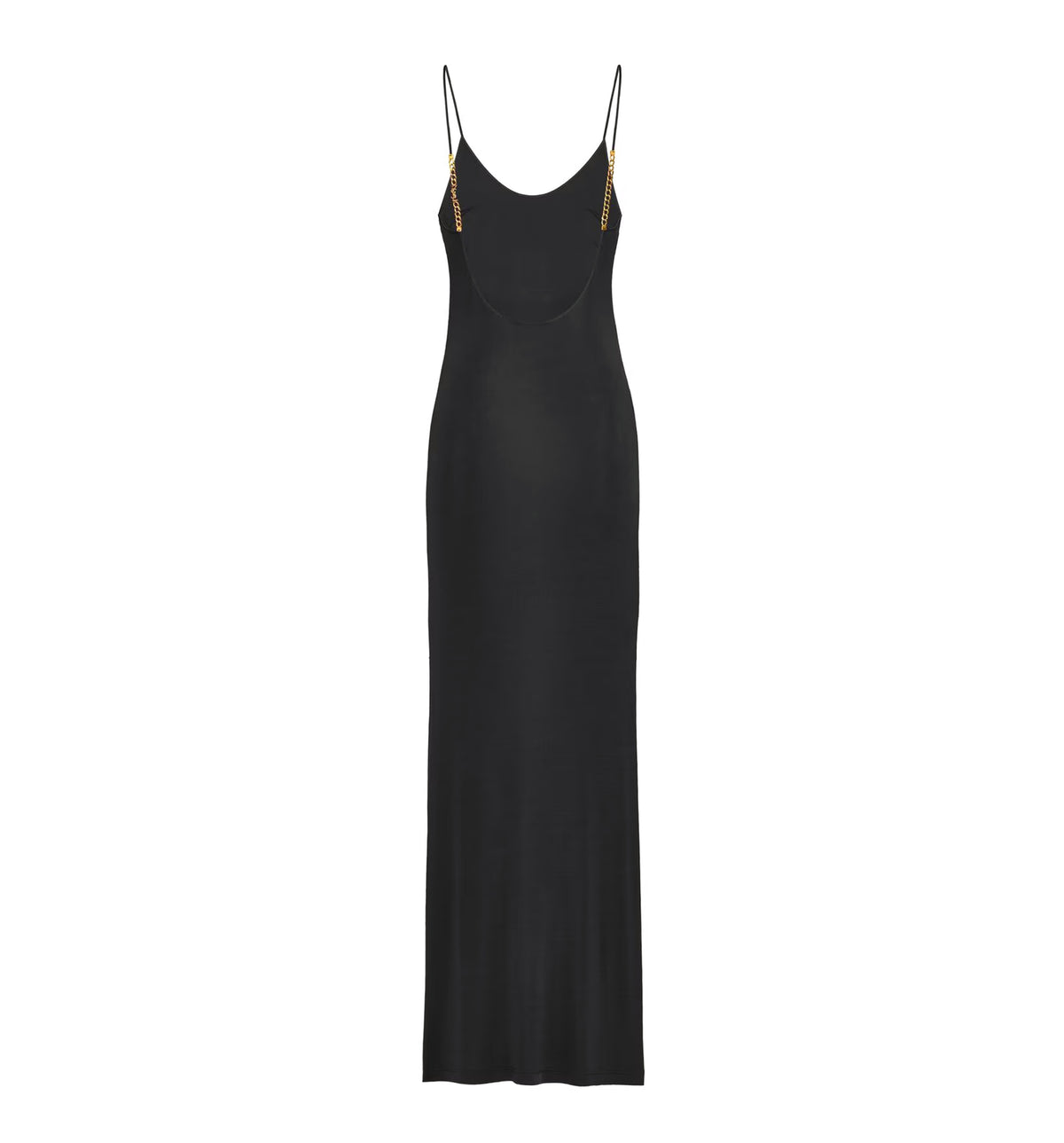 Cassandre-chain Backless Dress In Knit