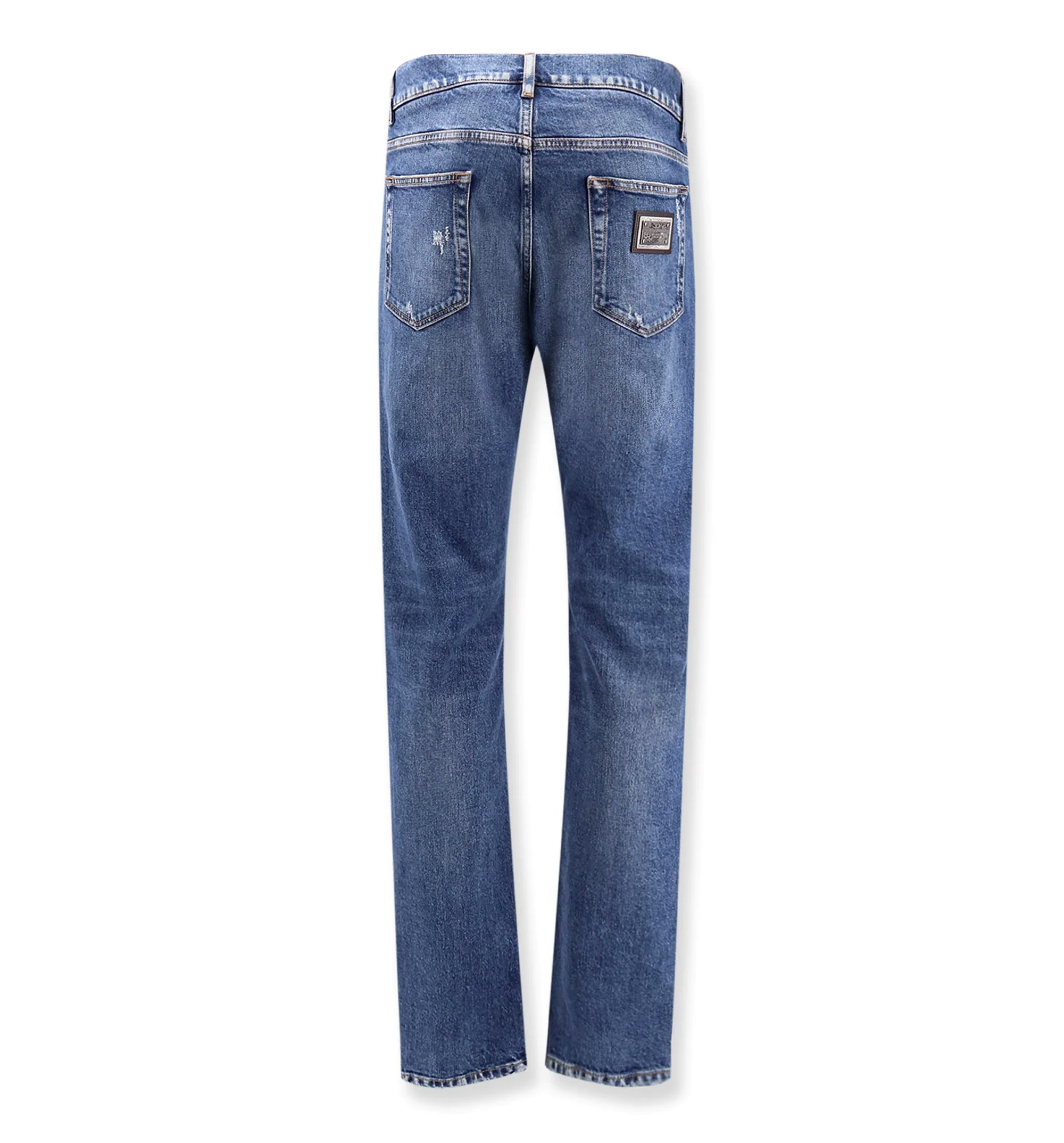Slim-Fit Stretch Cotton Jeans