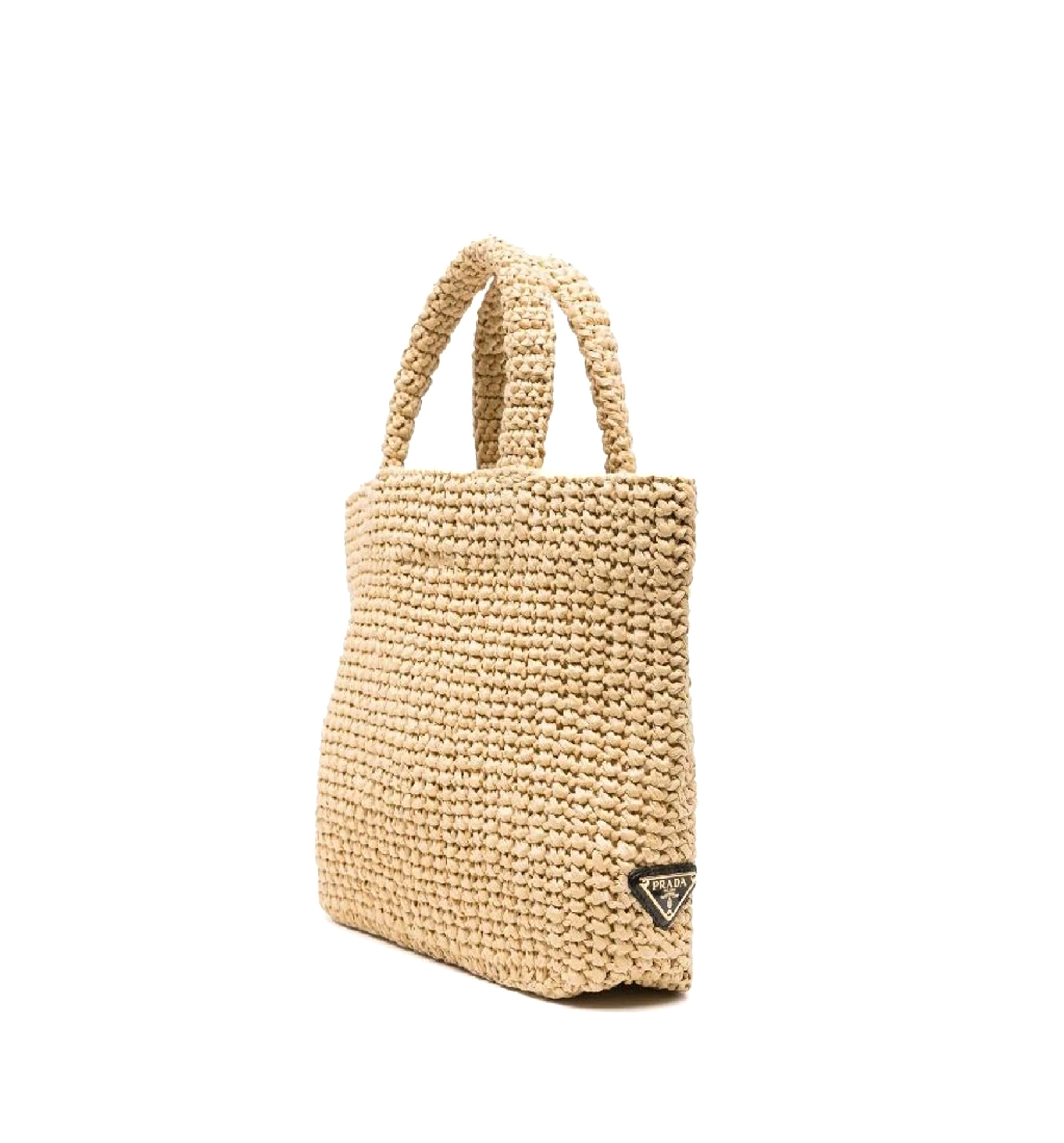 Small Raffia Tote Bag