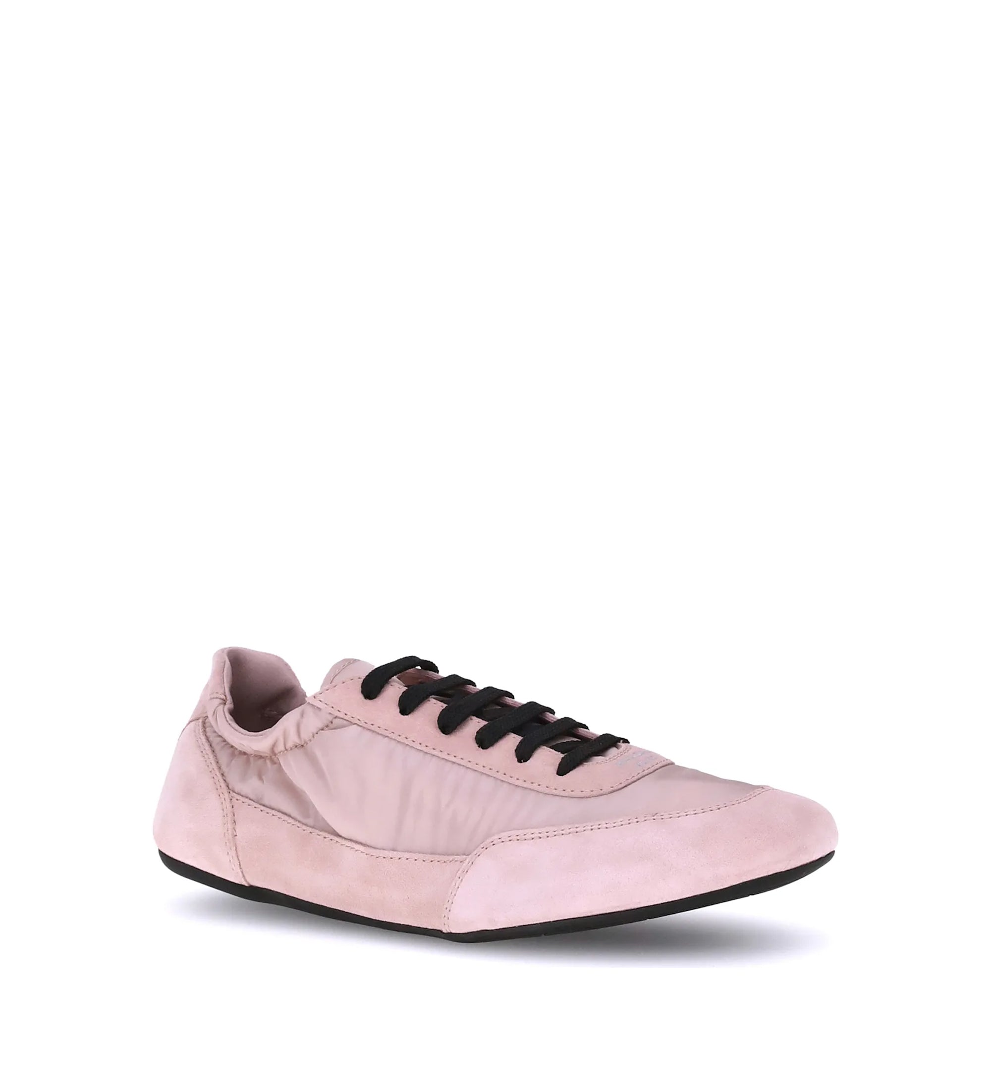 Collapse Re-Nylon And Suede Sneakers