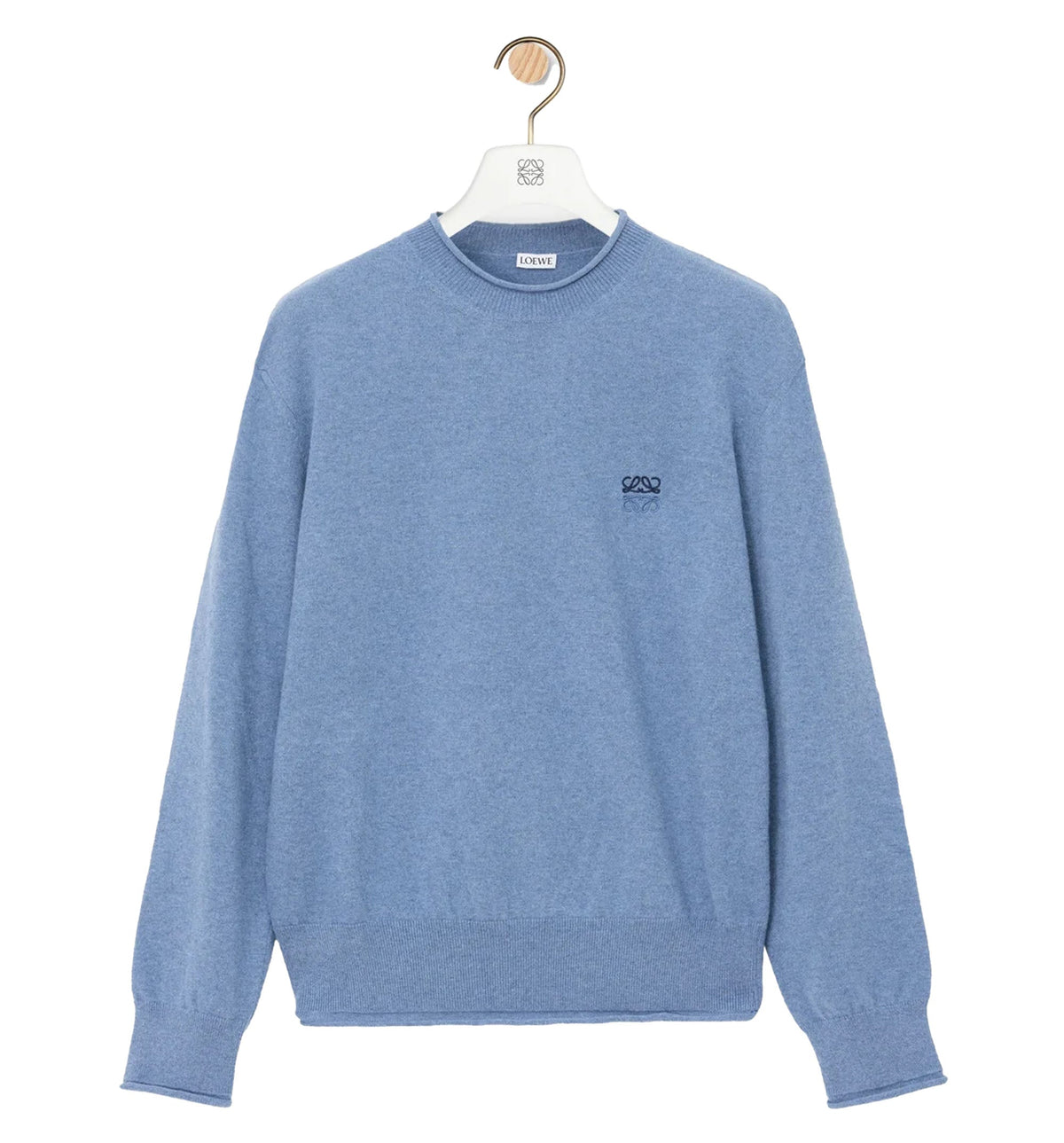 Sweater in cotton and cashmere
