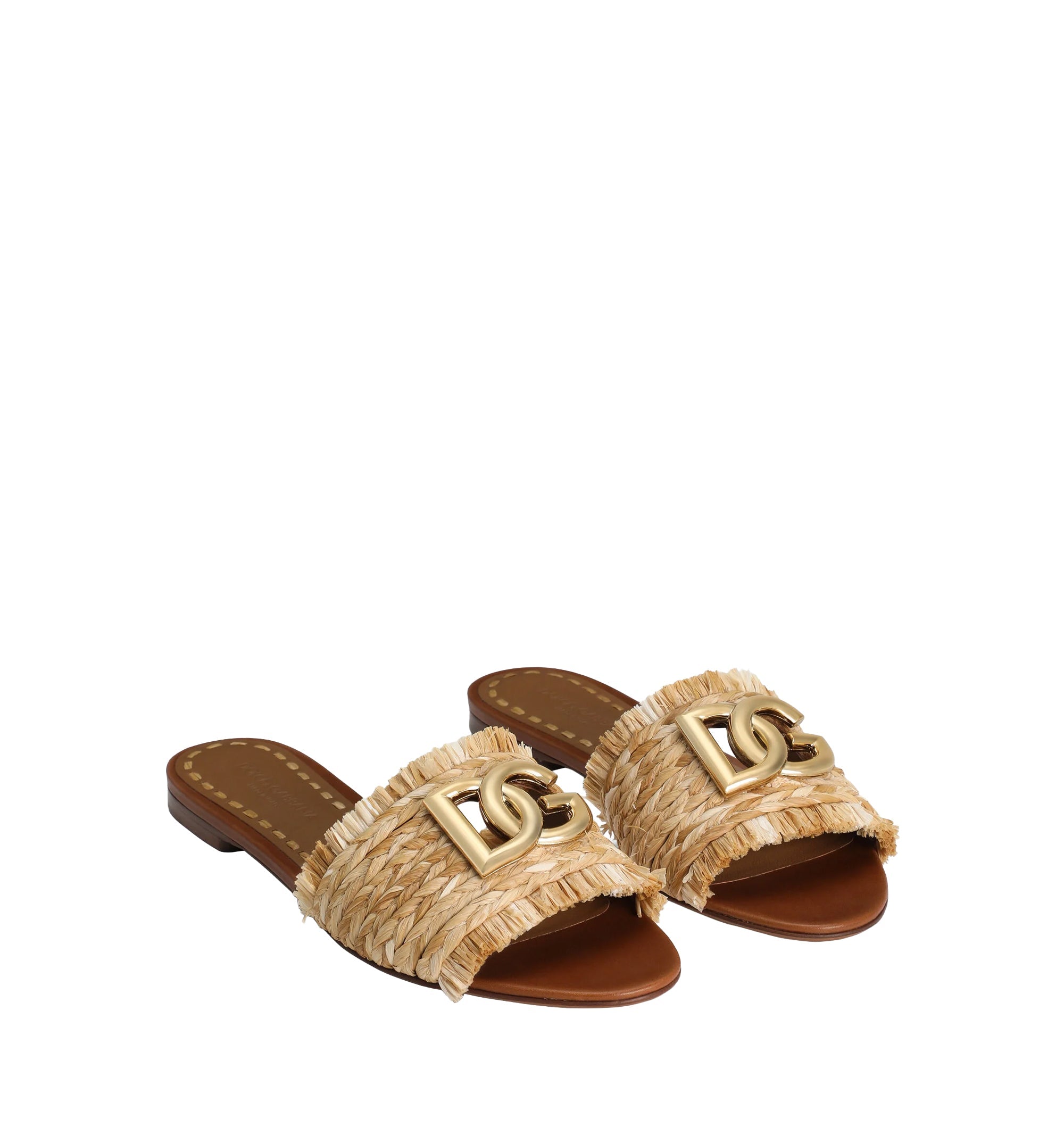 Rafia Braided Slipper