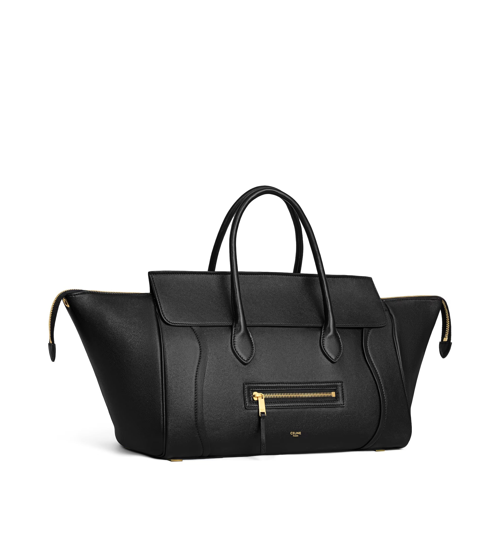 Medium New Luggage In Supple Shiny Lambskin