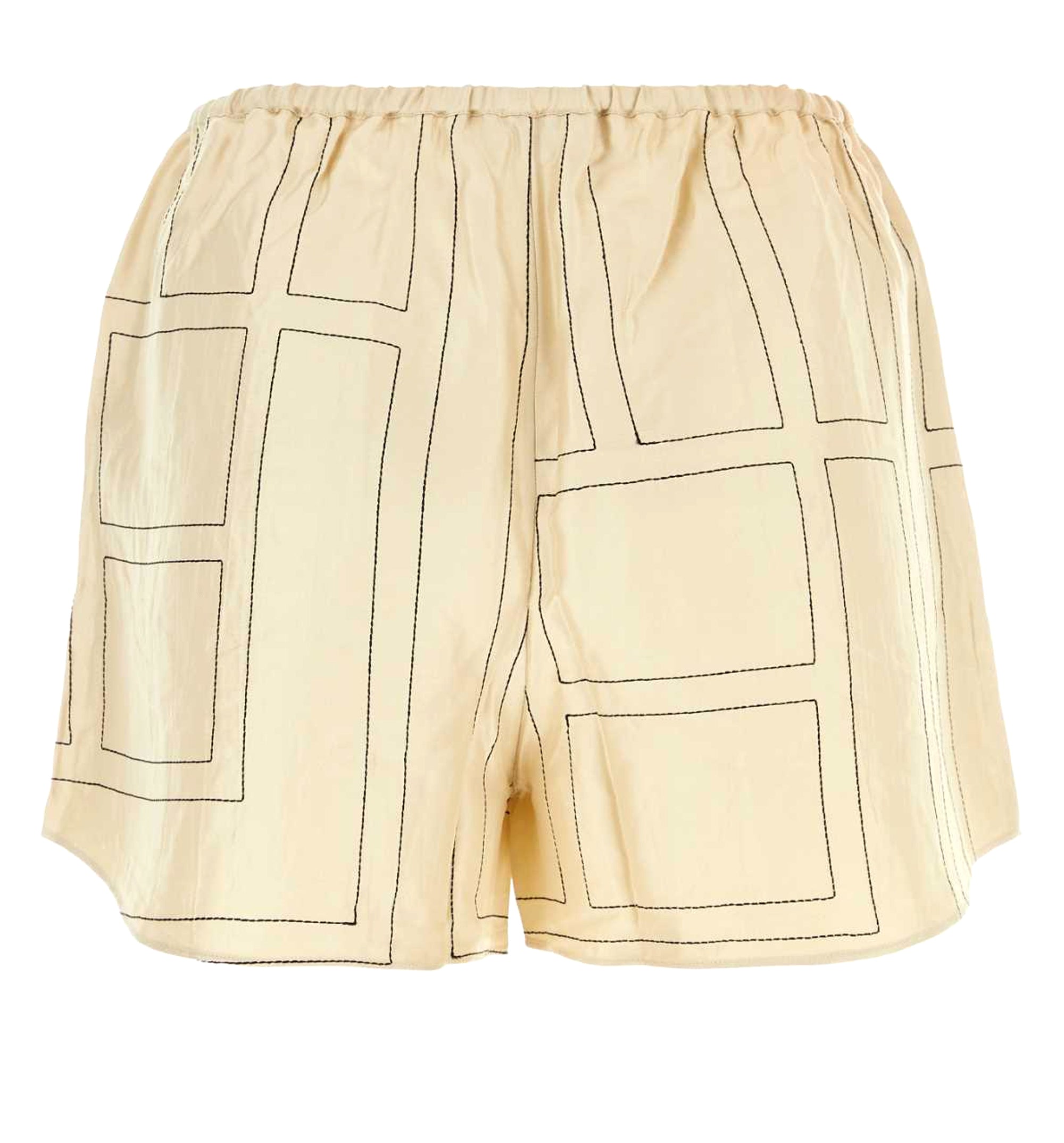Monogram Silk PJ Shorts