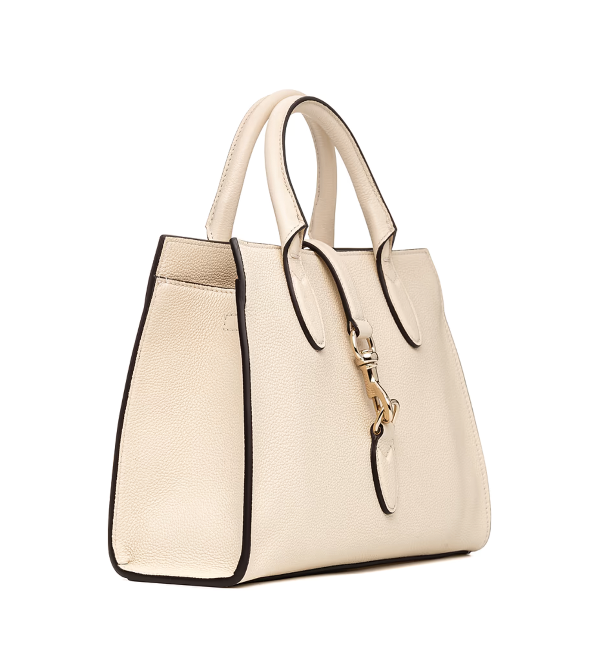 Jackie Medium Tote Bag in Grained Leather
