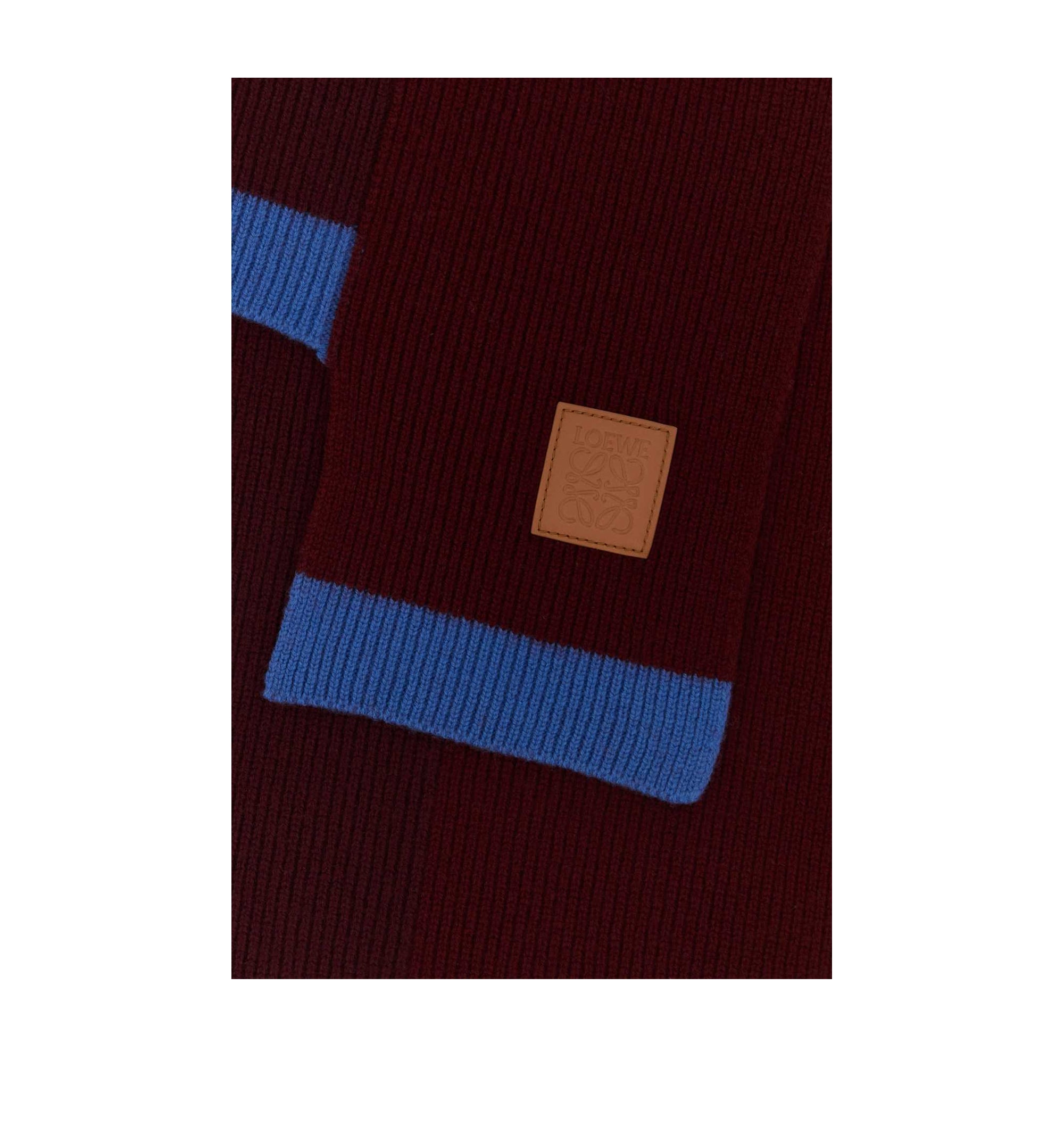 Asymmetric Wool Scarf