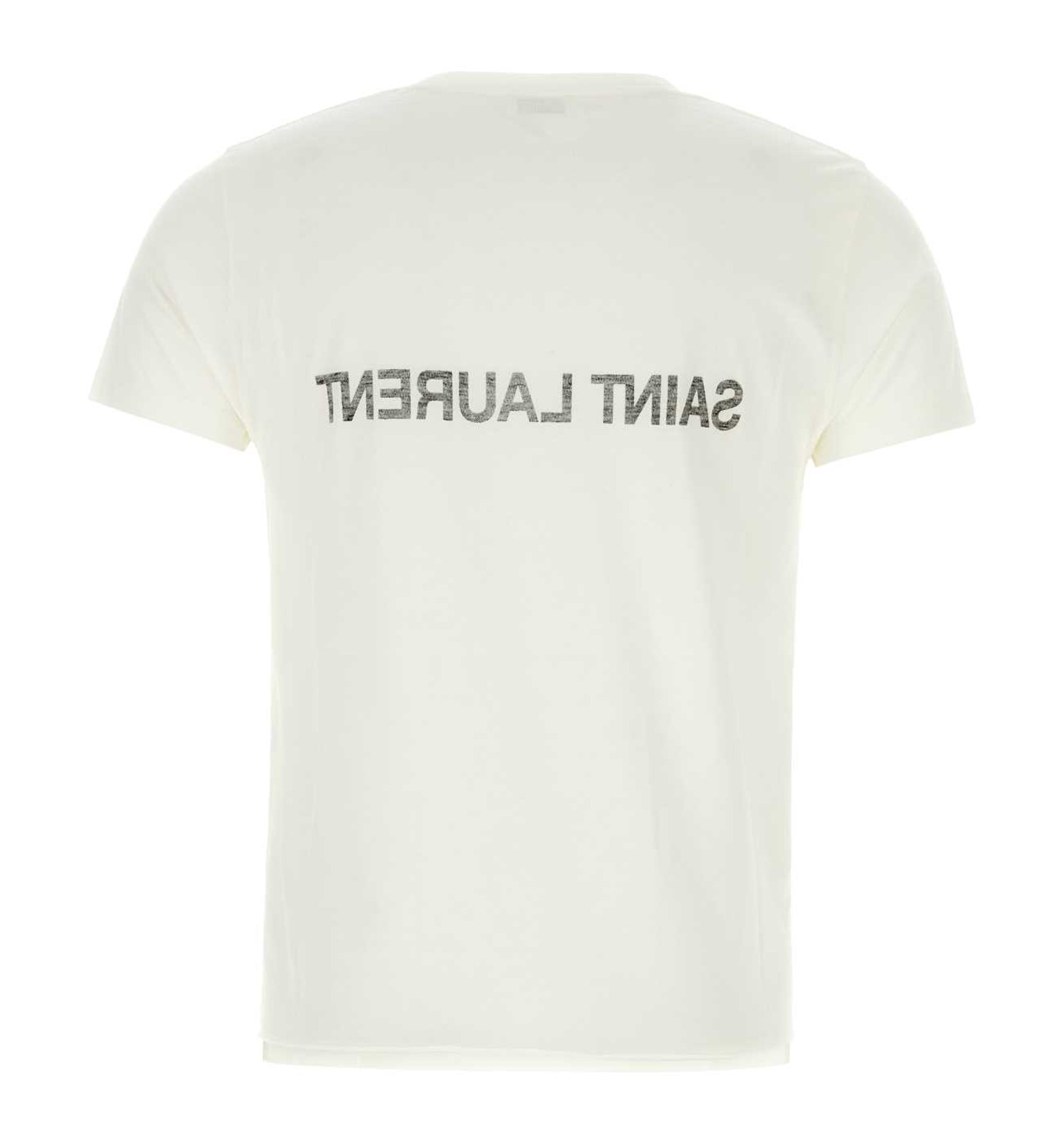 T-shirt in Cotton with Givenchy Paris Embroidery