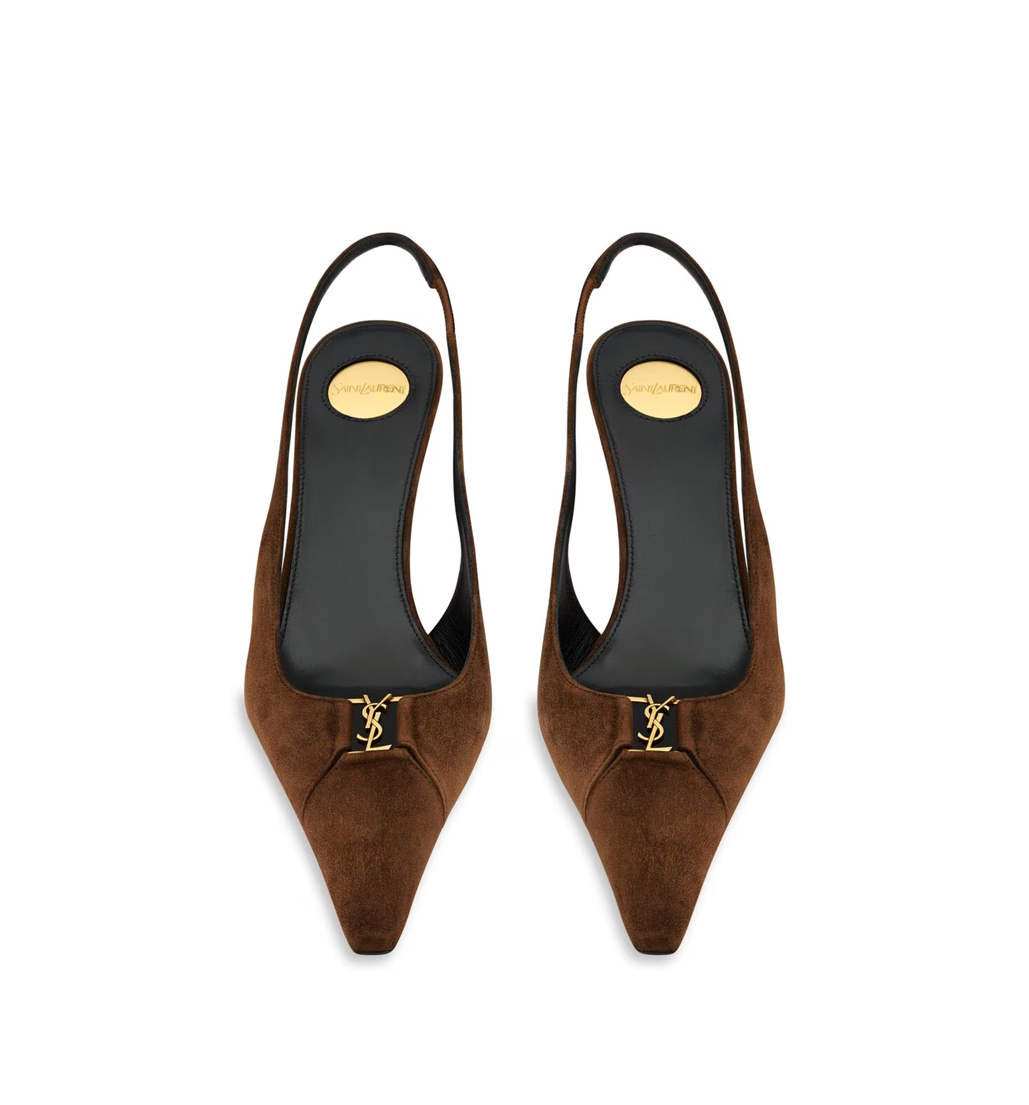 Babylone Breteuil Slingback Pumps In Suede