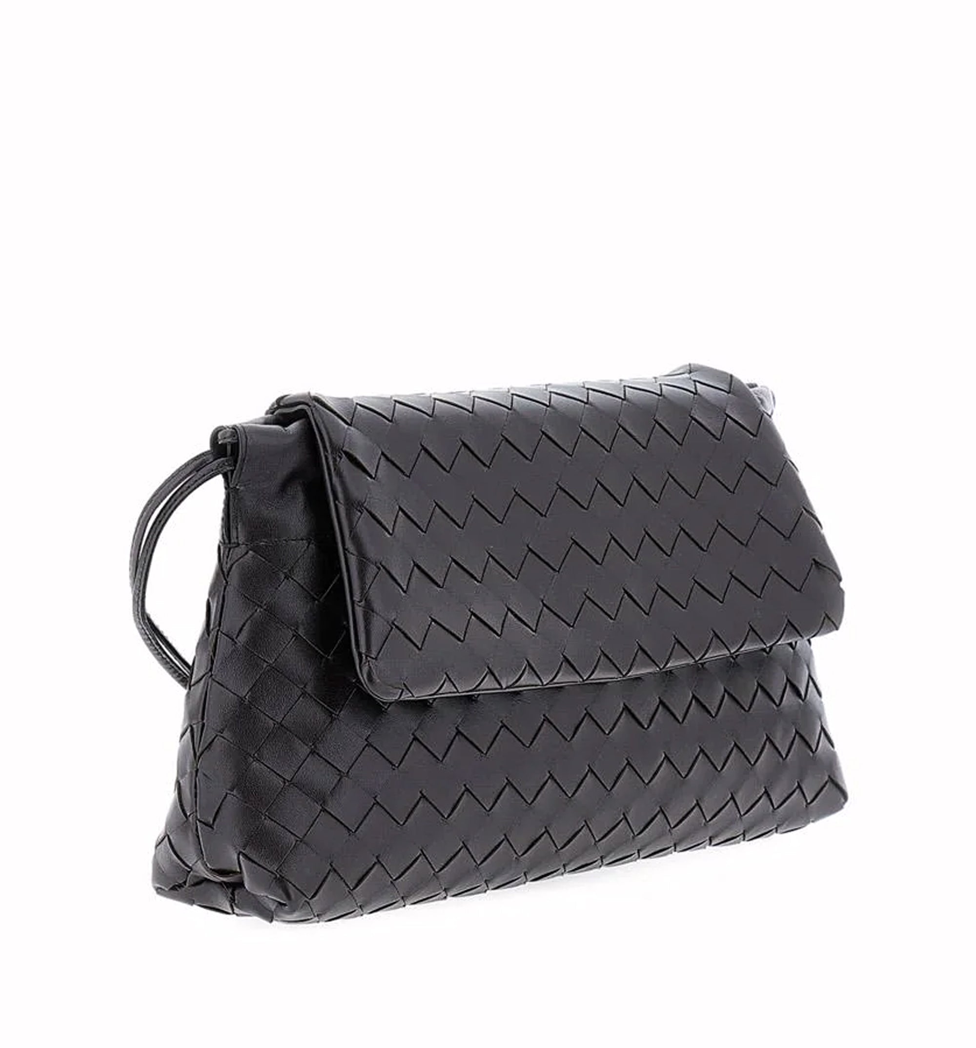 Dustbag Intrecciato Leather Pouch Bag