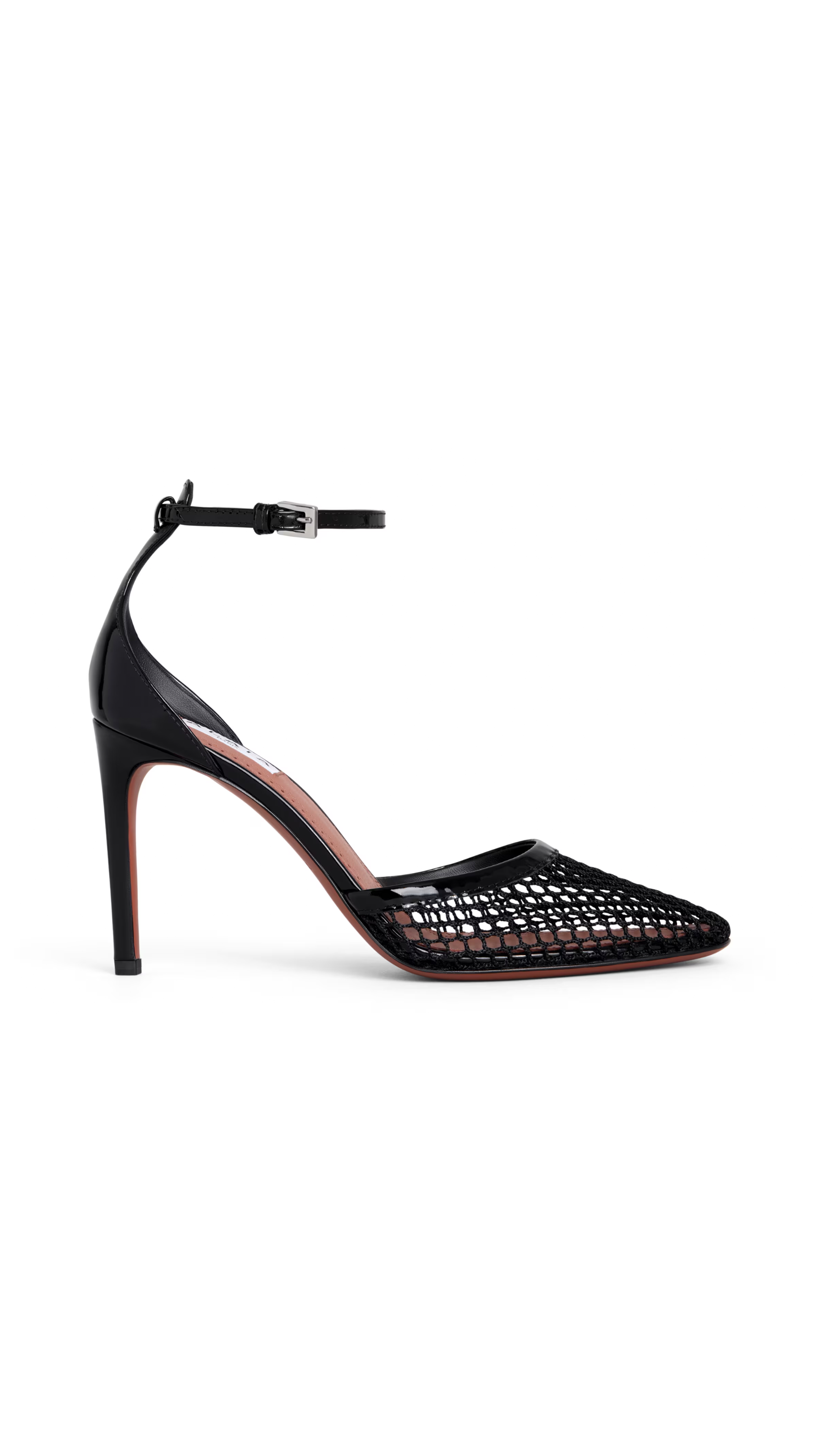 High Fishnet Pump - Black