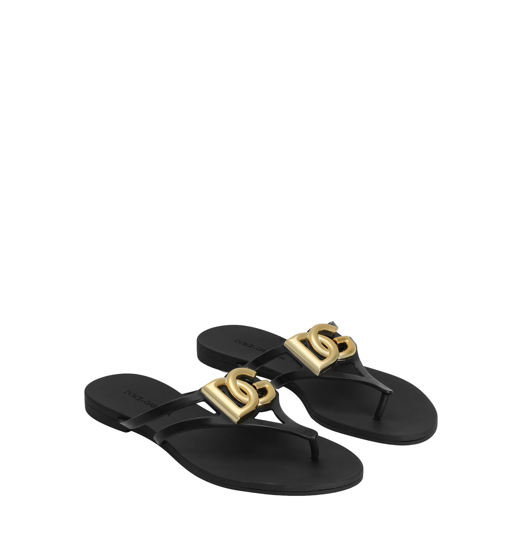 Rubber Beachwear Slides With Logo