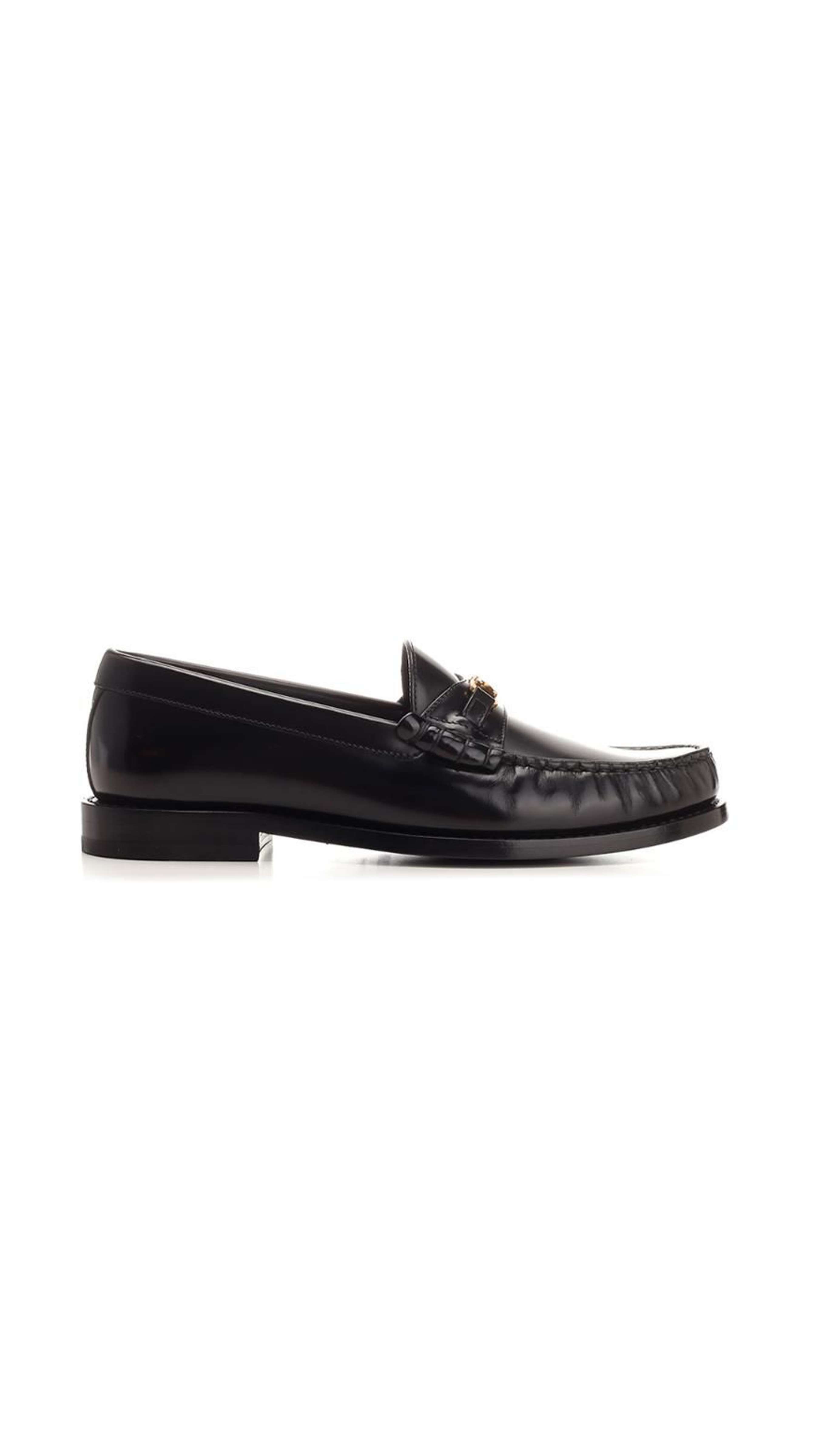 Luco Triomphe Loafer in Polished Bull - Black