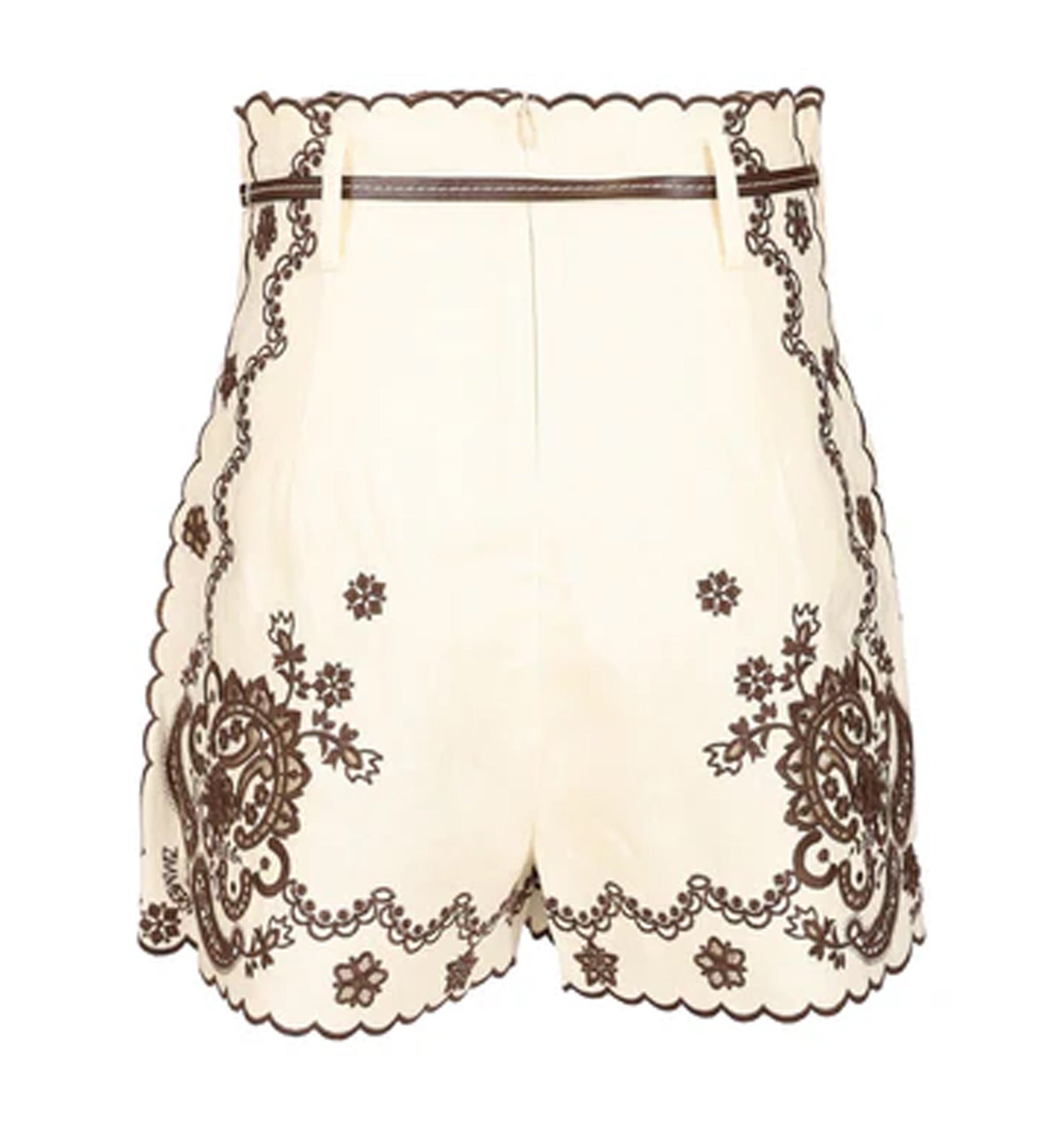 Ascension Embroidered Linen Shorts