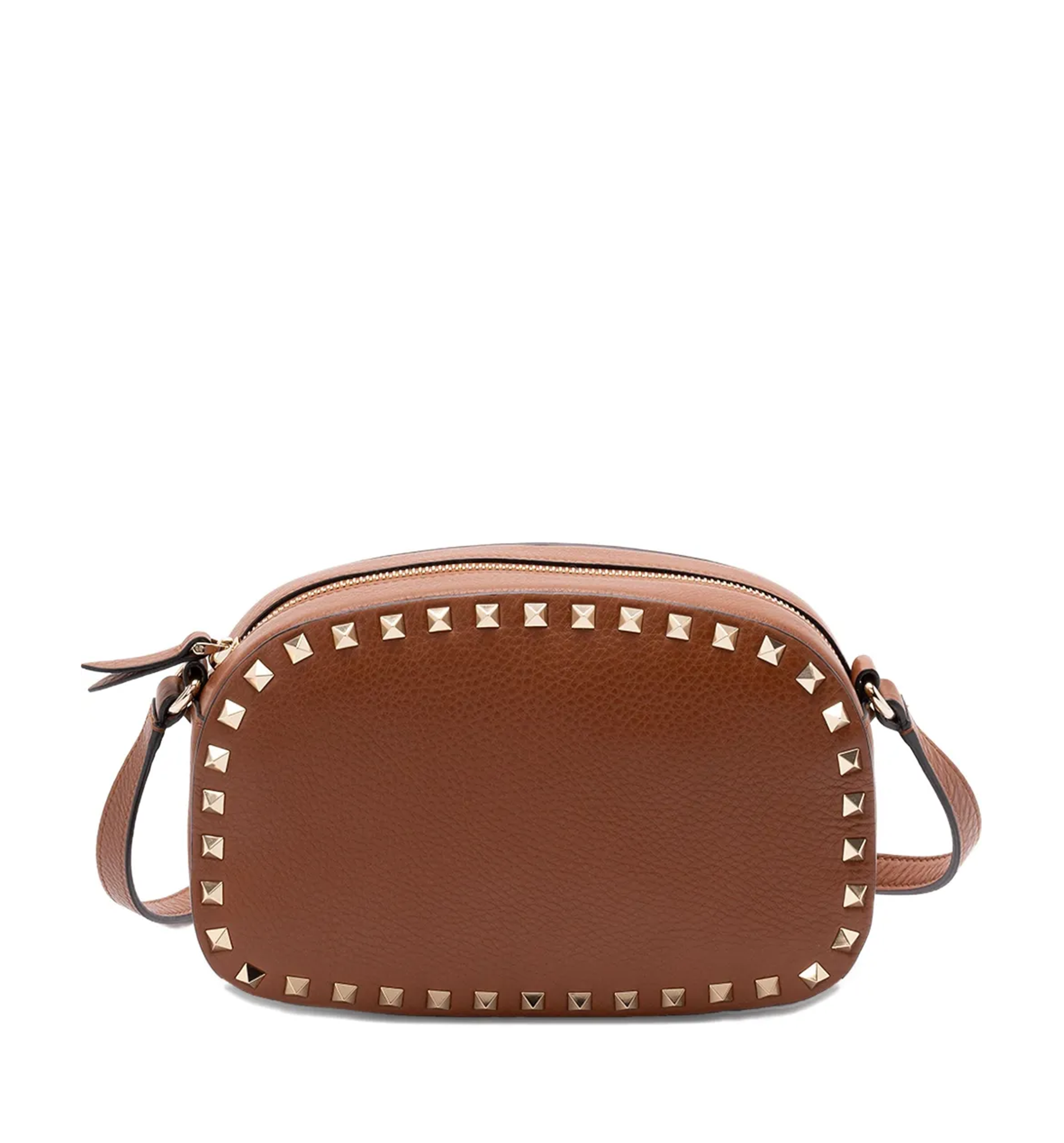 Mini Rockstud Crossbody Bag In Grainy Calfskin
