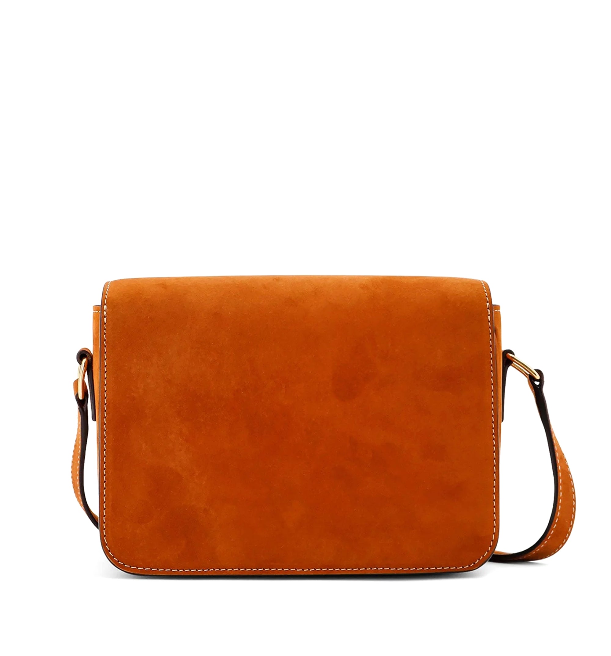 Teen Triomphe Suede Shoulder Bag
